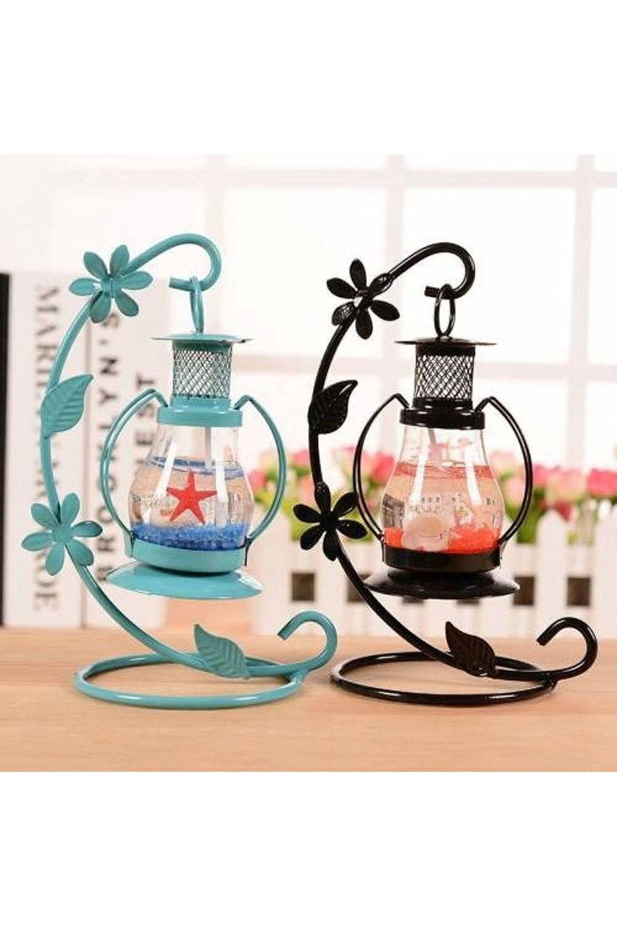 OurStyles Dekoratif Gemici Feneri Jel Mum