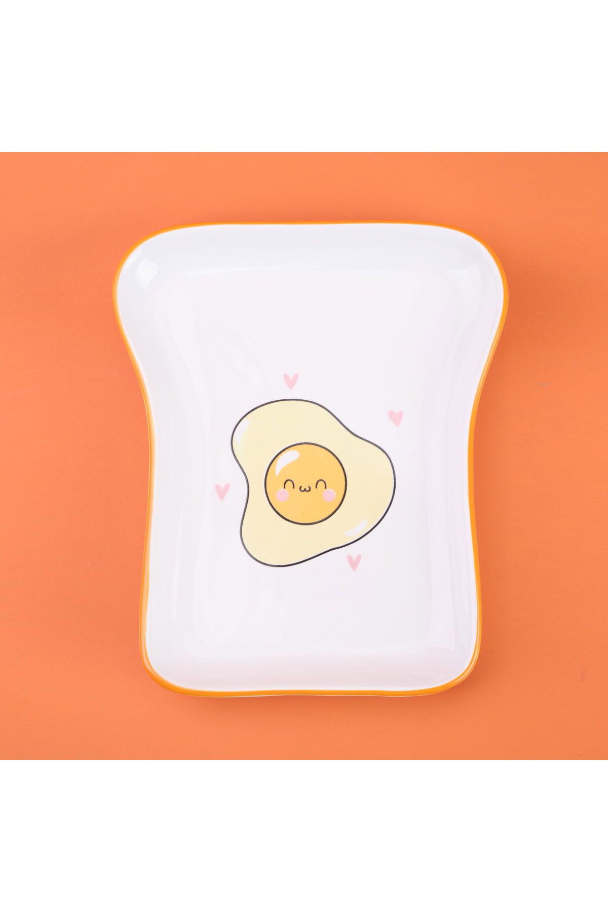 ASPARTAM Kitchen Yumurta Desenli Servis Tabağı - Renkli - 19 cm