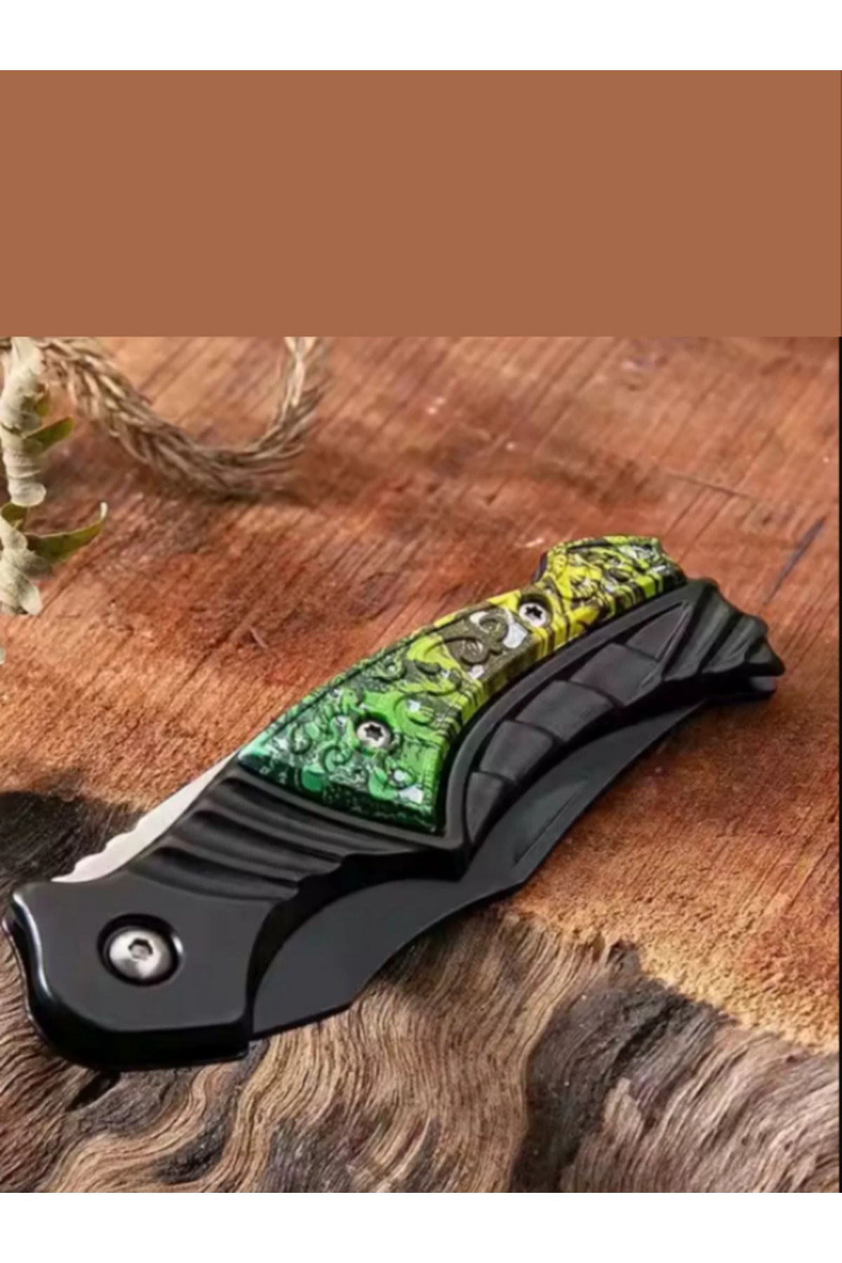 kamp dükkanı Kamp Çakı Bıçak Koleksiyonluk Özel Pratik 16 cm Klipsli Kemere Takmalı