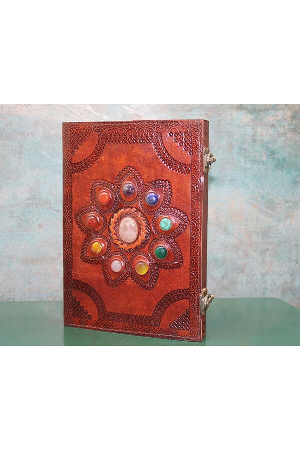 sedu Taşlı Deri Defter