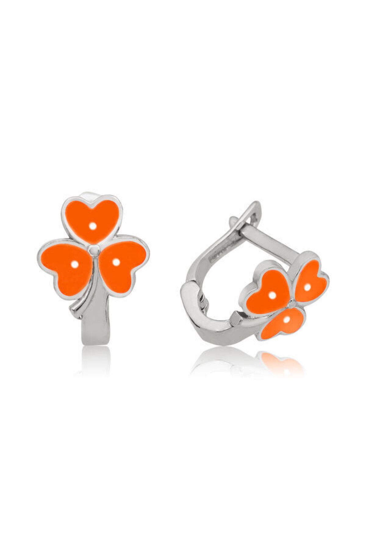 shop Çocuk Yonca 925 Ayar Gümüş Küpe