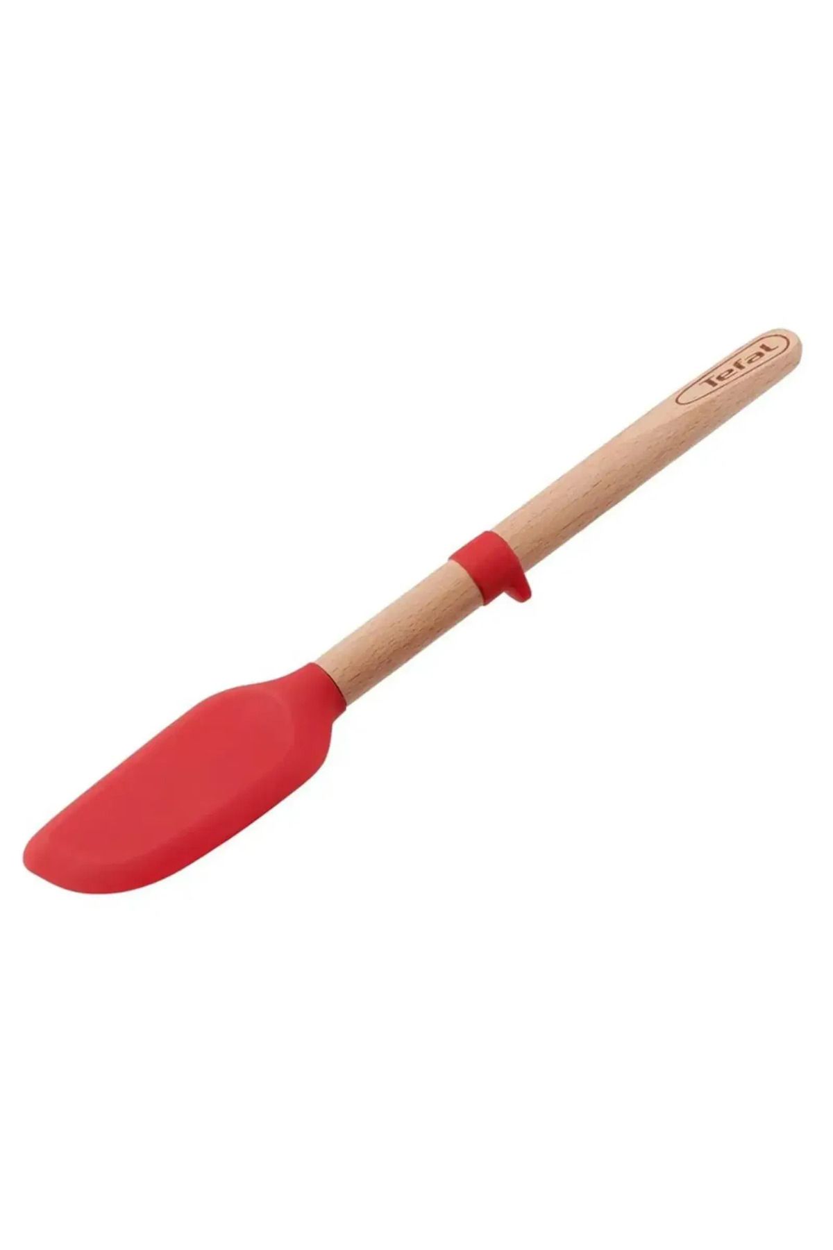 ASPARTAM Ingenio Ahşap Silikon Spatula - Kırmızı - 32 cm