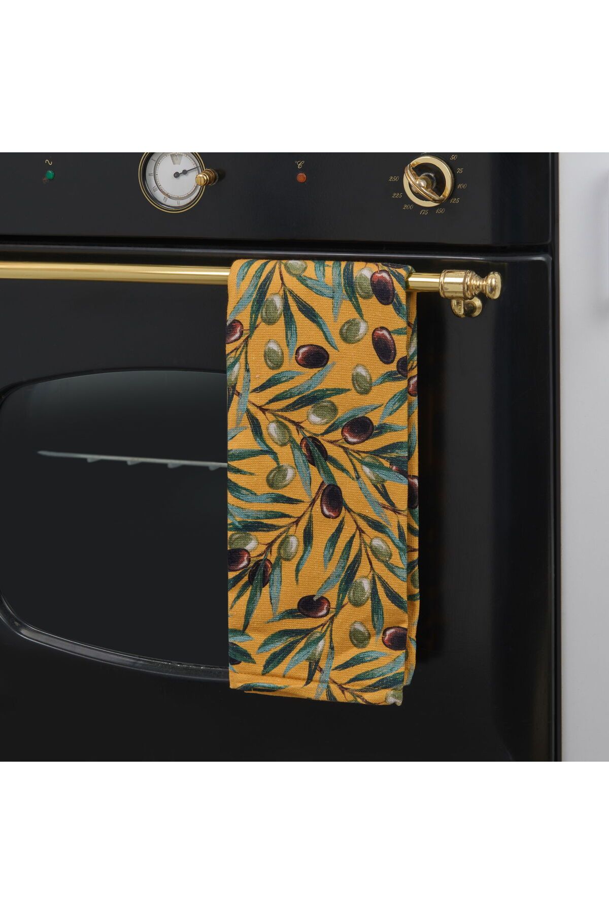ASPARTAM Soft Olive Mutfak Havlusu - Hardal - 40x66 cm