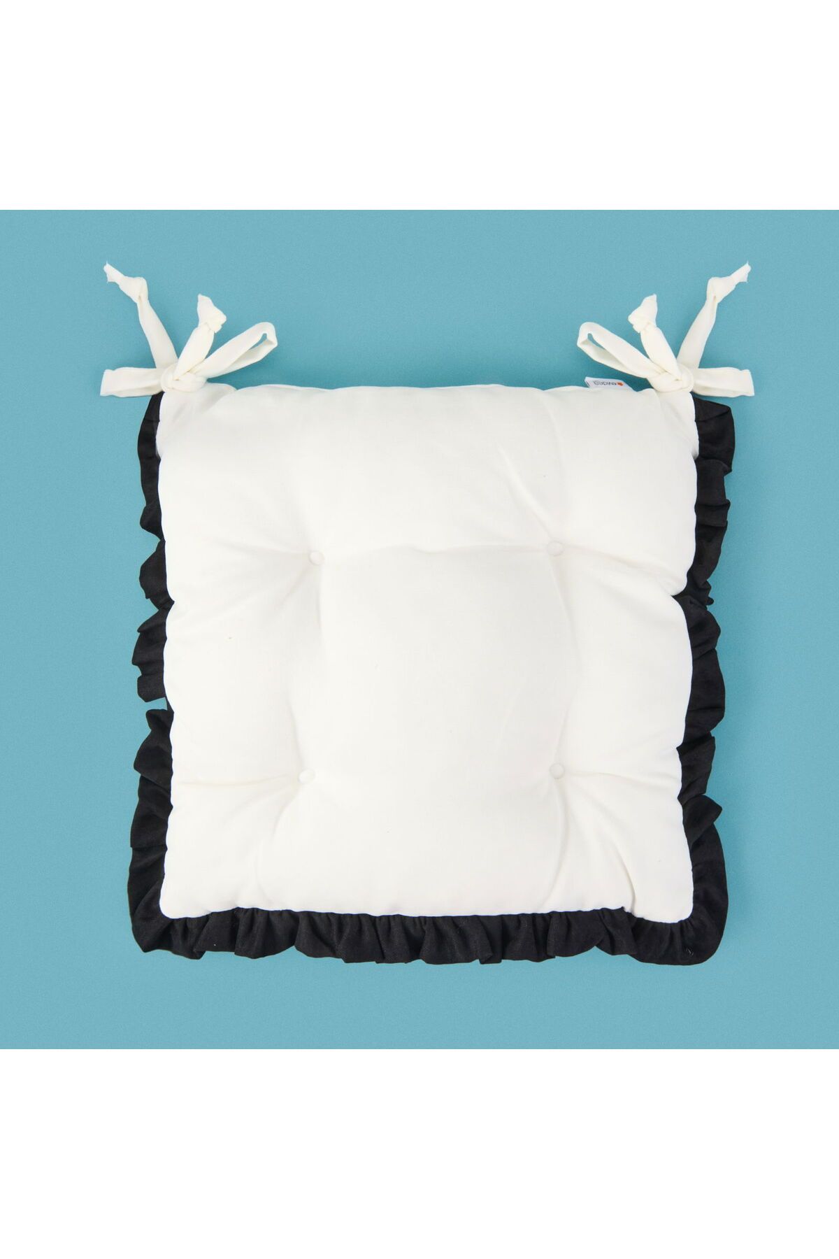 MATMEL Soft Maia Sandalye Minderi - Beyaz - 40x40 cm