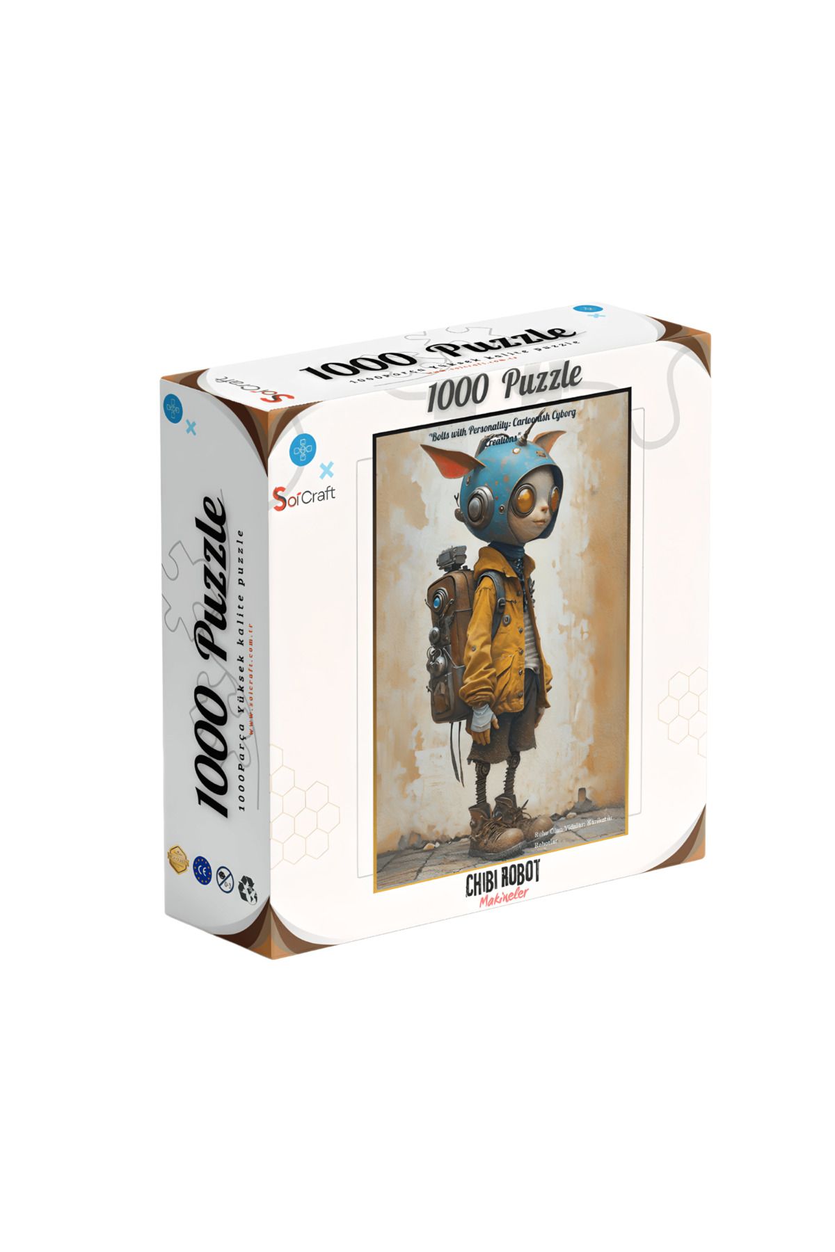 Soi Craft 1000 Parça Puzzle Chibi Robot