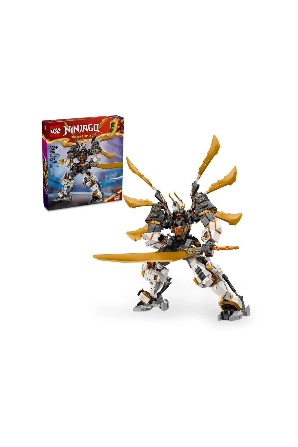 MT29 GİYİM 71821 Lego Ninjago Coleun Titan Ejderha Robotu 1055 parça +12 yaş