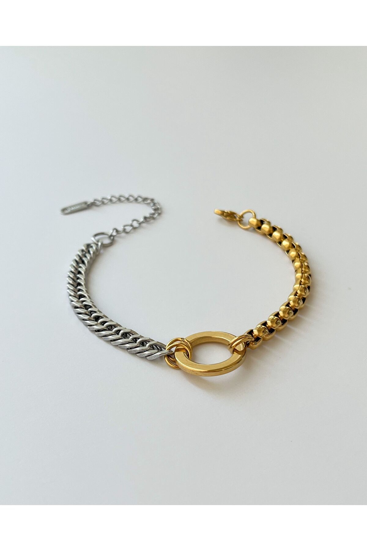 eyla collection Çelik Zincir Bileklik 20+5 cm