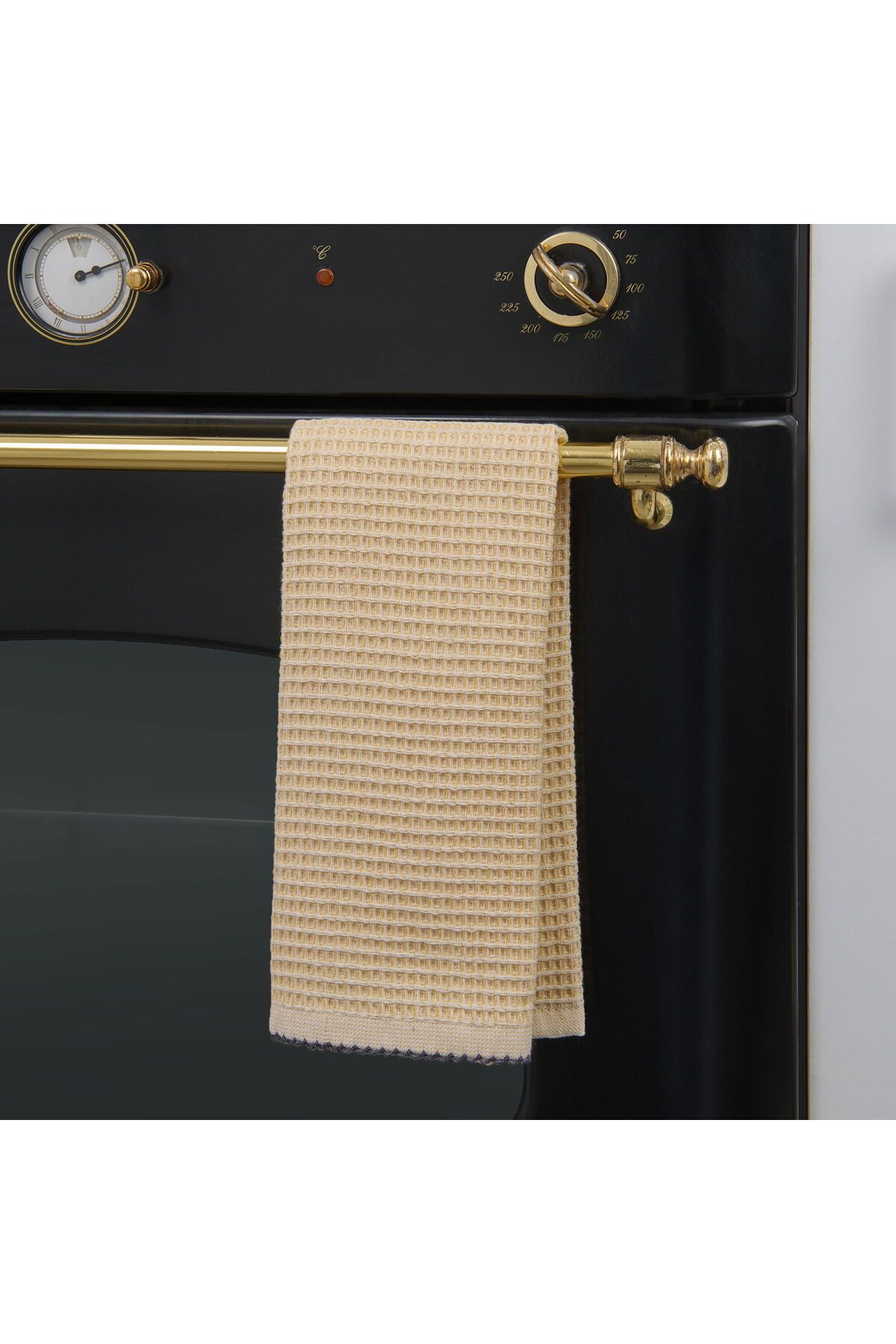 ASPARTAM Soft Waffle Mutfak Havlusu - Sarı - 30x50 cm
