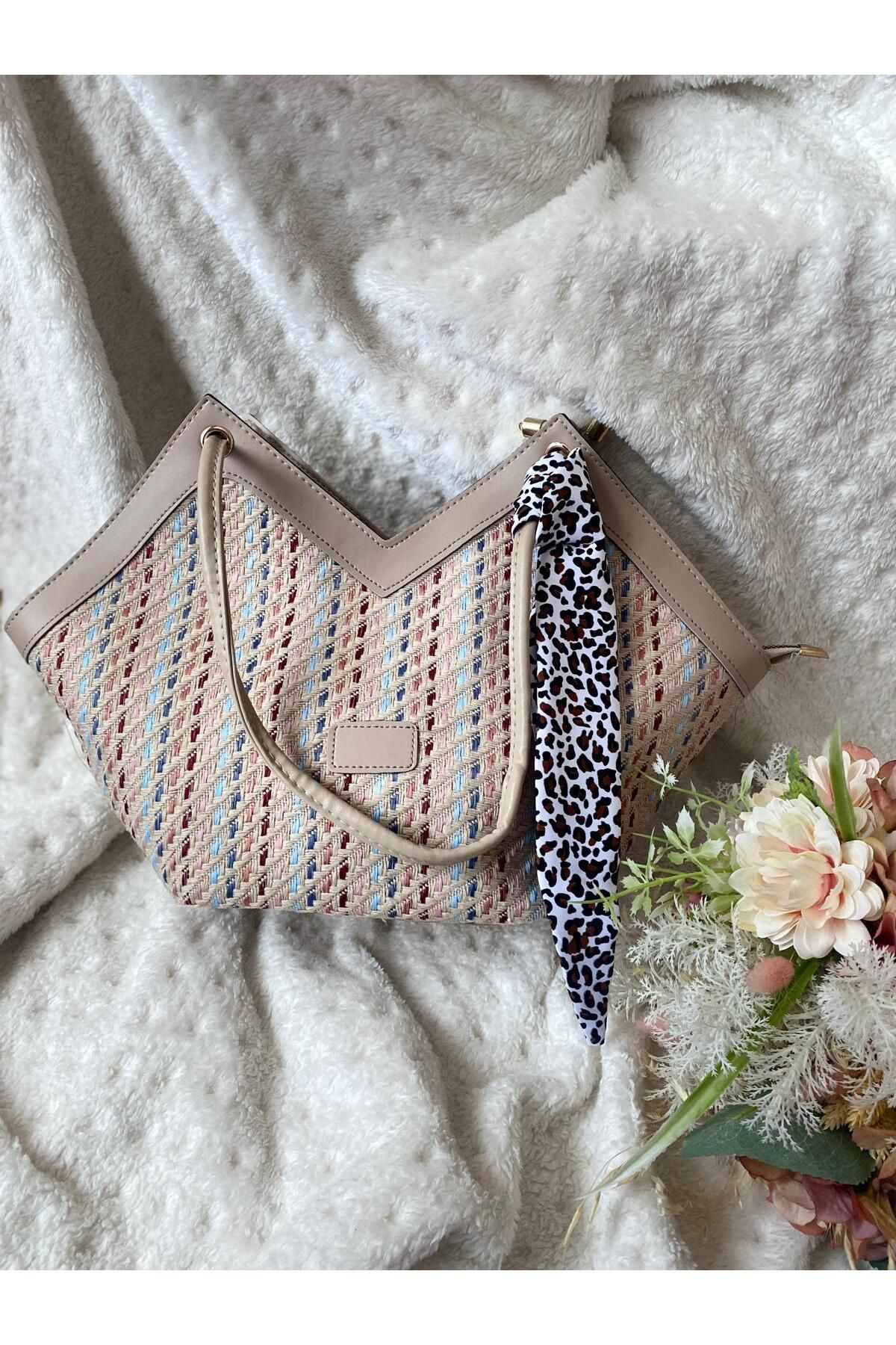 MODA Yazlık kadın omuz çantası 26×37(YxG)