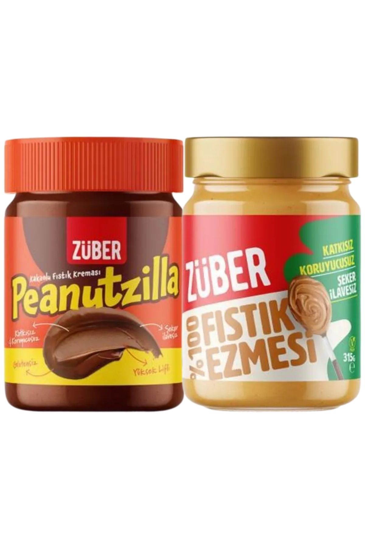 Züber Peanutzilla x1+ %100 Fıstık Ezmesi x1