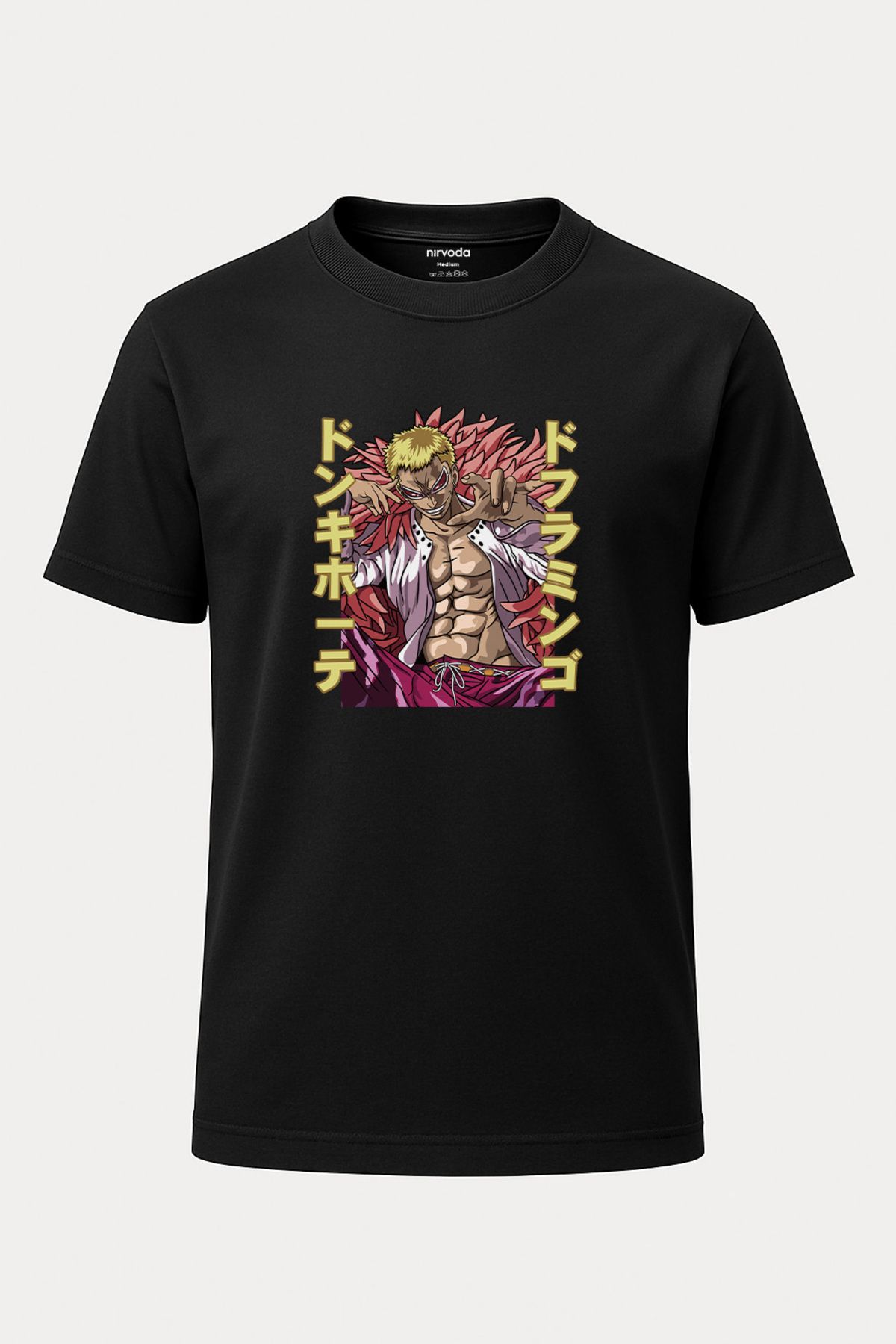 nirvoda Tricou Unisex Cu Imprimeu My Hero Academia Tomura Shigaraki - Crew Neck Anime Manga Unisex - XS