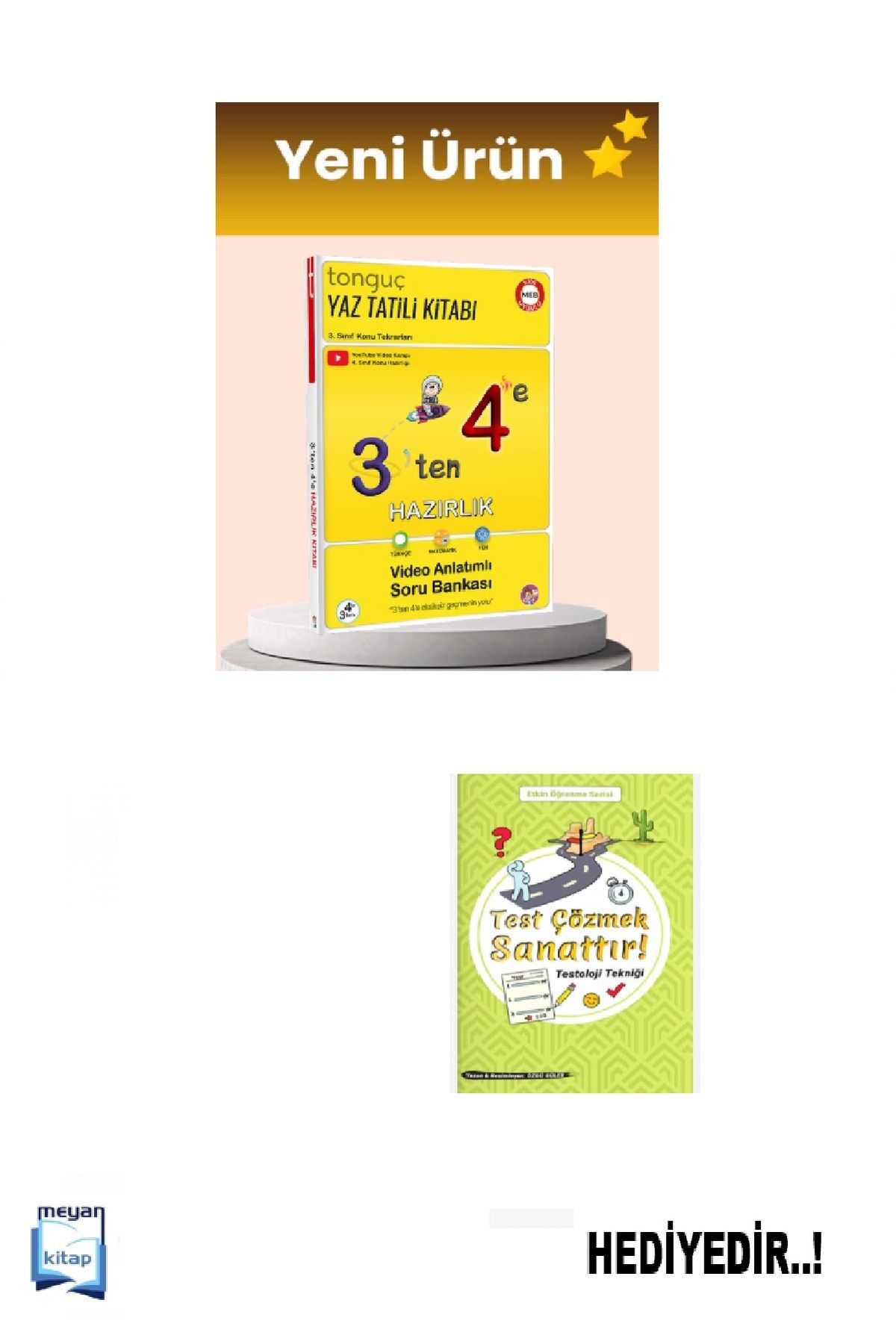 Tonguç Yayınları 3'ten 4'e Hazırlık Kitabı...(Hediyeli)
