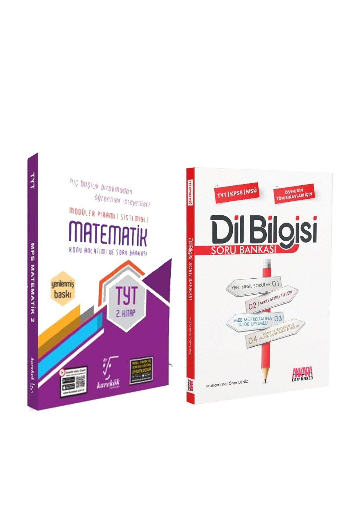 Ankara Kitap Merkezi Karekök TYT Matematik Konu Anlatımı ve Soru Bankası 2. Kitap ve AKM Dil Bilgisi Seti 2 Kitap