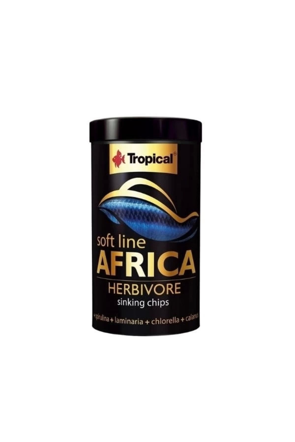 Tropical Softline Africa Herbivore Chips Otçul Afrika Balıkları Için Yumuşak Taneli Balık Yemi Mediu