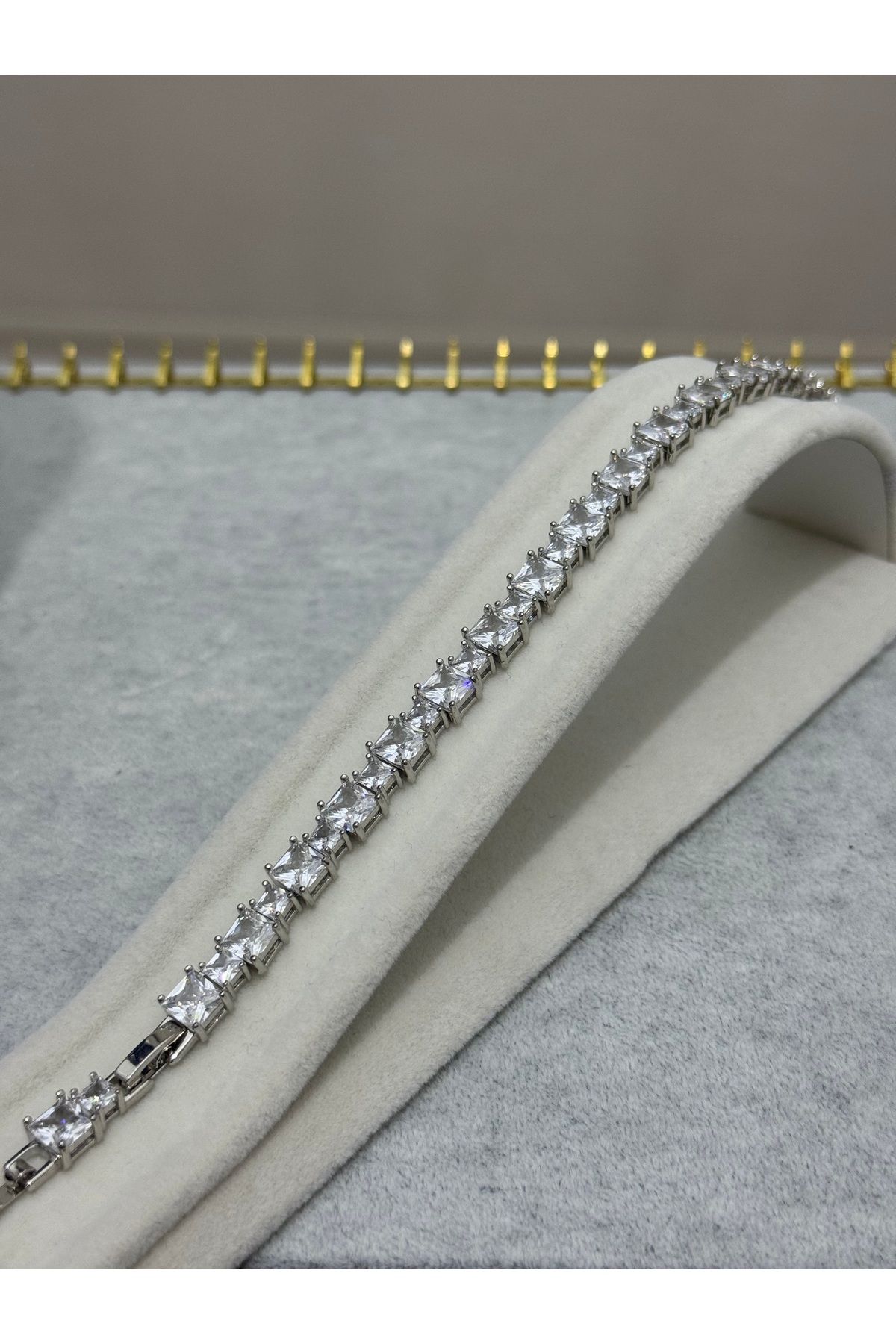 XUPING JEWELRY 316L zirkon taşlı çelik bileklik paslanmaz kararmaz