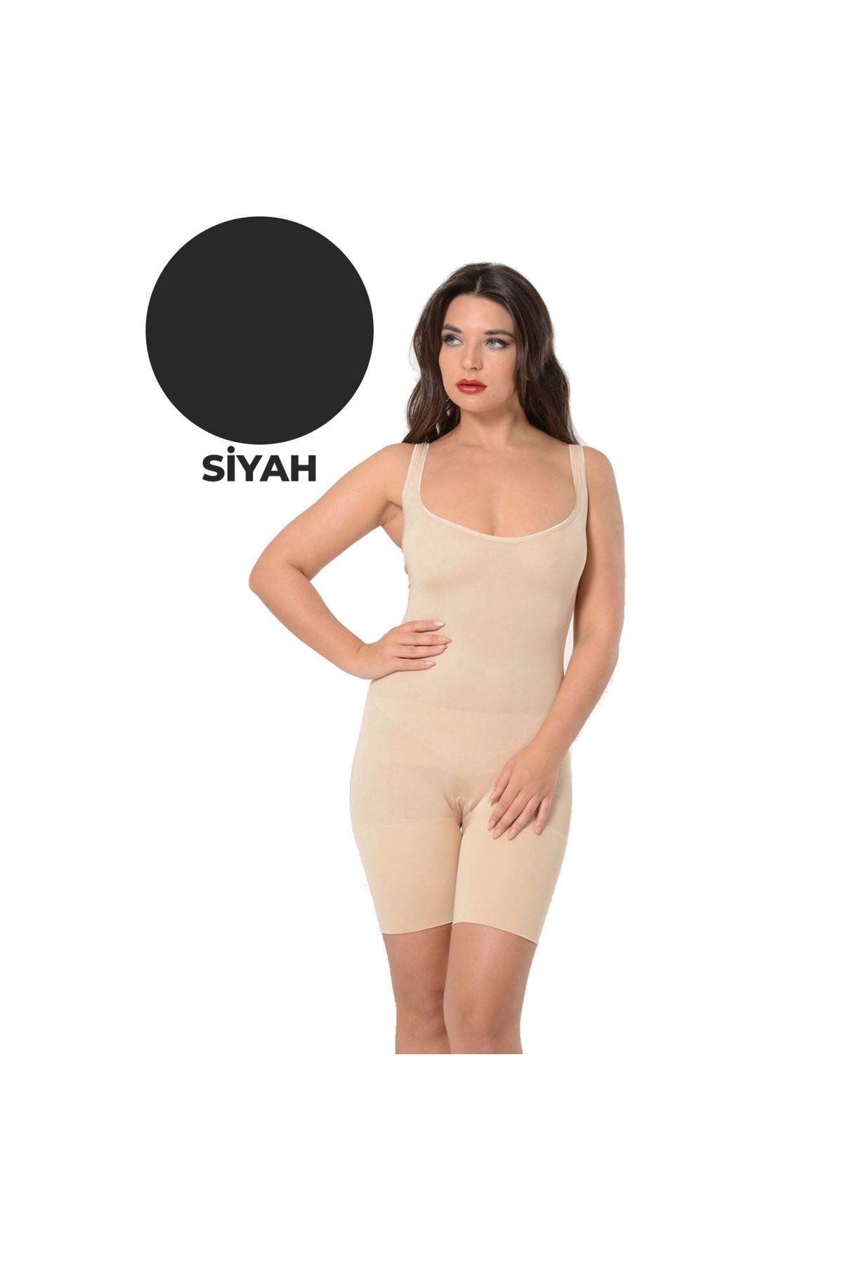 Narnuga MİRAXX Siyah Kadın Modal Boy Korse - 752