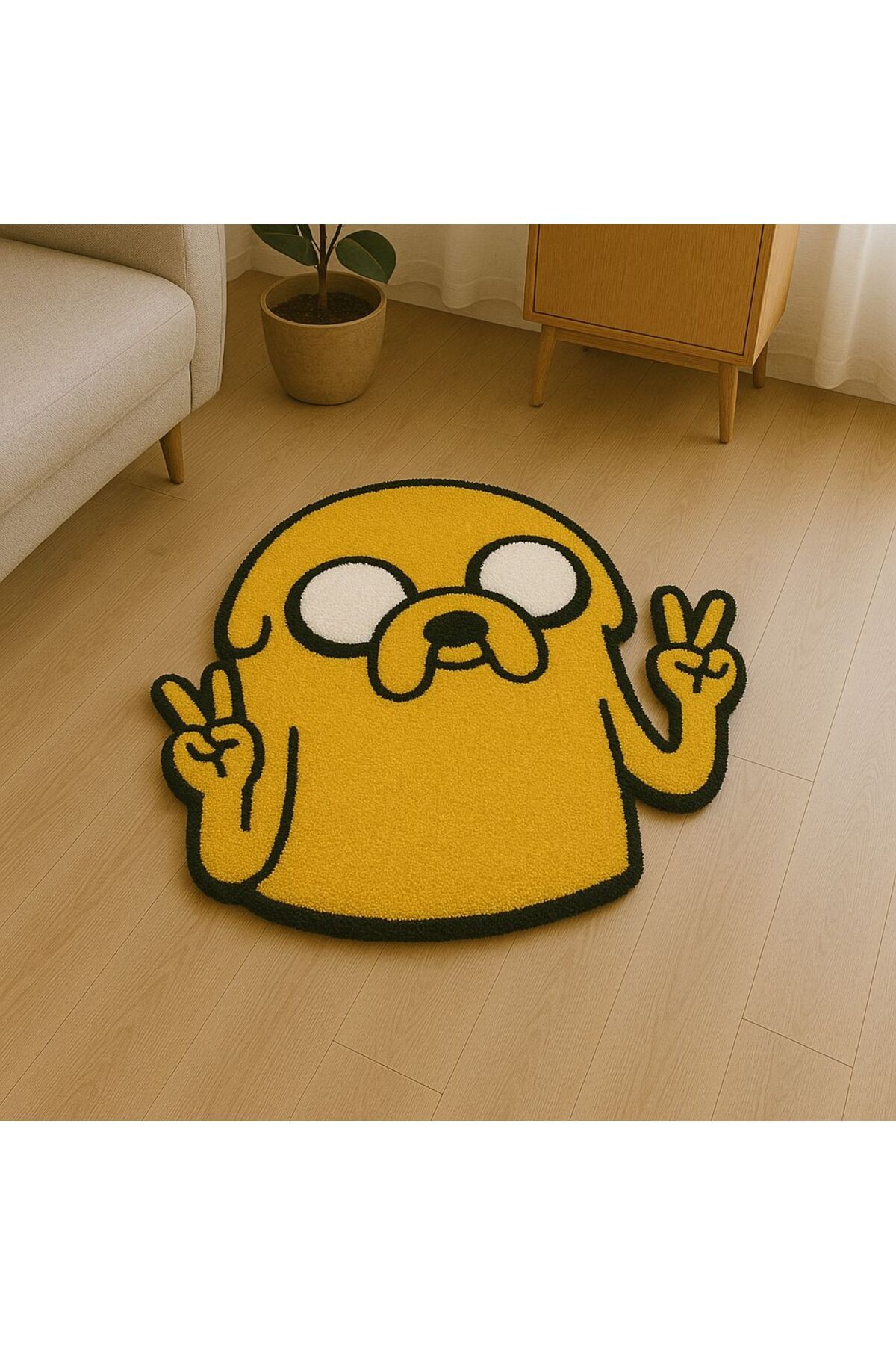 Afro Dekorasyon Bohem Halı , Tufting Halı , Hediyelik Halı , Retro Halı , Tasarım Halı , Ev Dekoru , Adventure Time