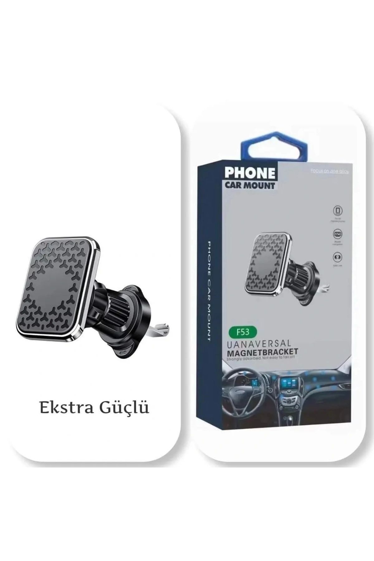 OurStyles F53 Menfez Havalndirma Araç içi Telefon Tutucu