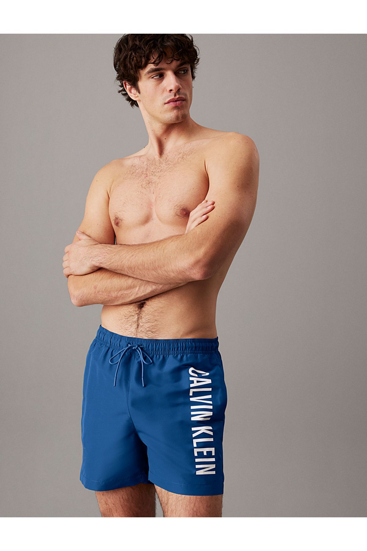 Calvin Klein Medium Drawstring Swim Shorts - Intense Power
