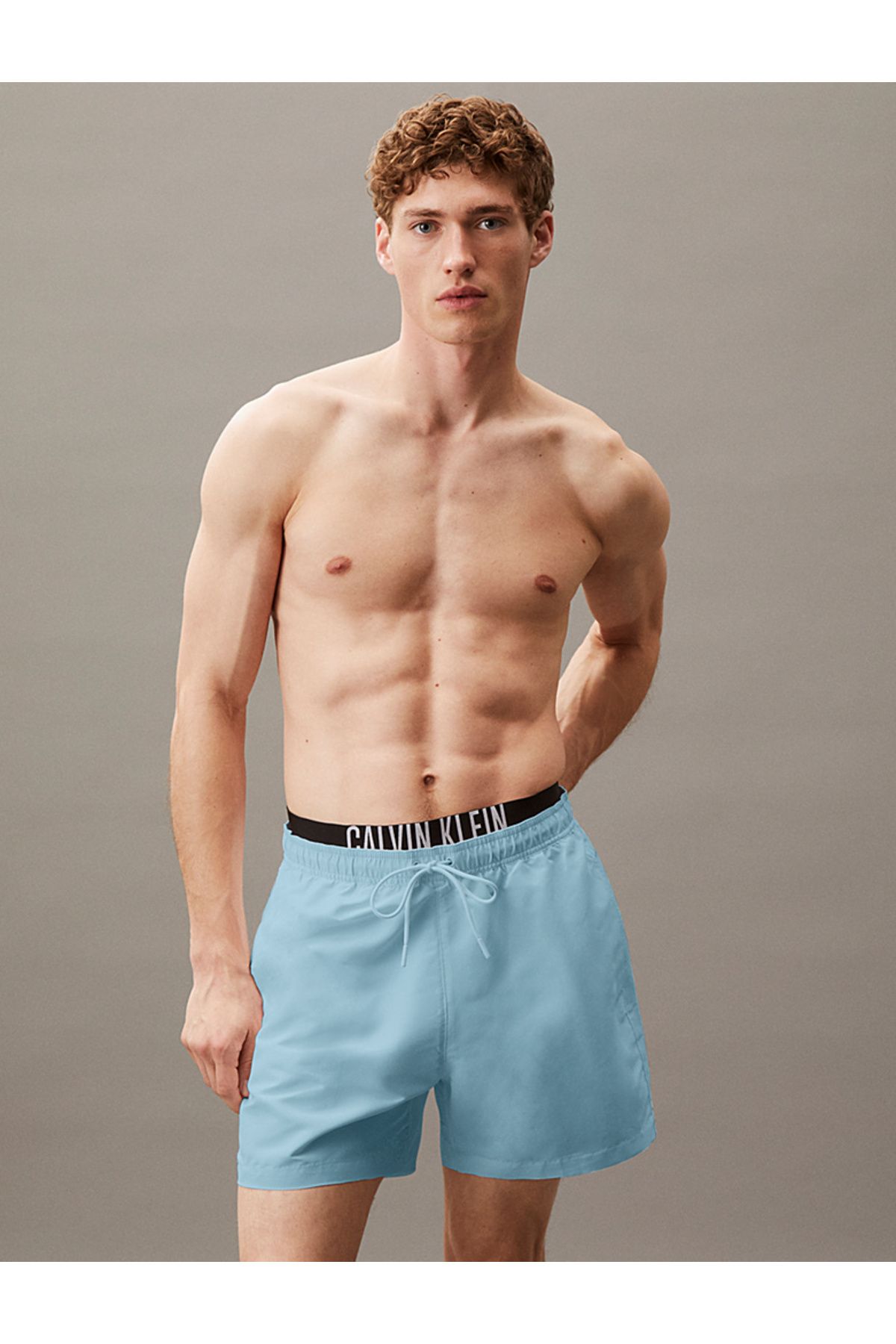 Calvin Klein Double Waistband Swim Shorts - Intense Power
