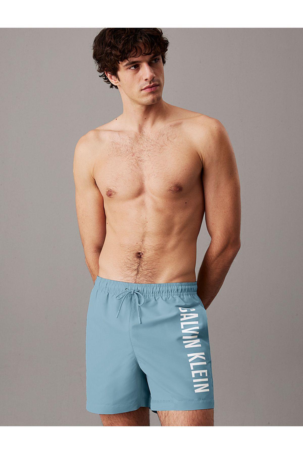 Calvin Klein Medium Drawstring Swim Shorts - Intense Power