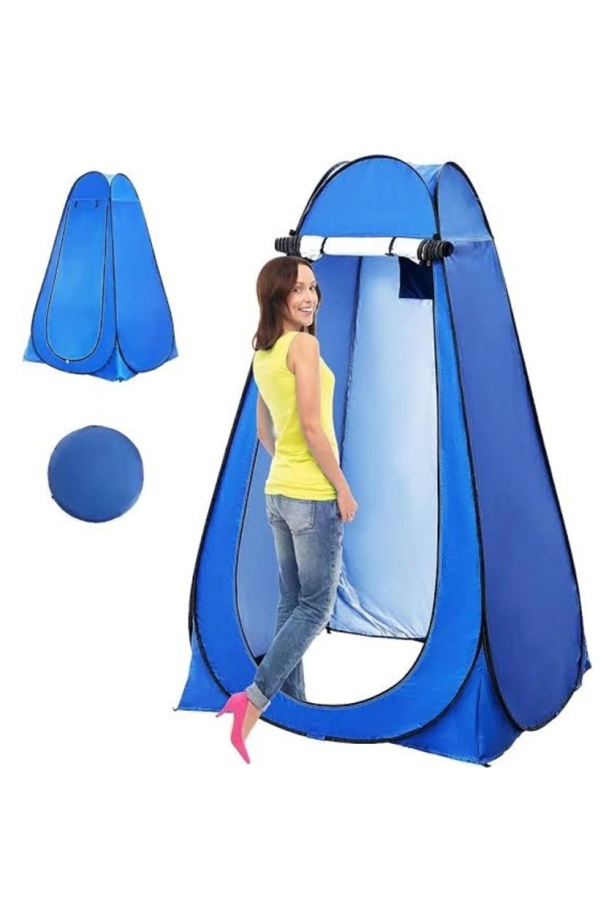 OurStyles Kamp Otomatik Giyinme Ve Tuvalet Kabini 120 x 120 x 190 CM