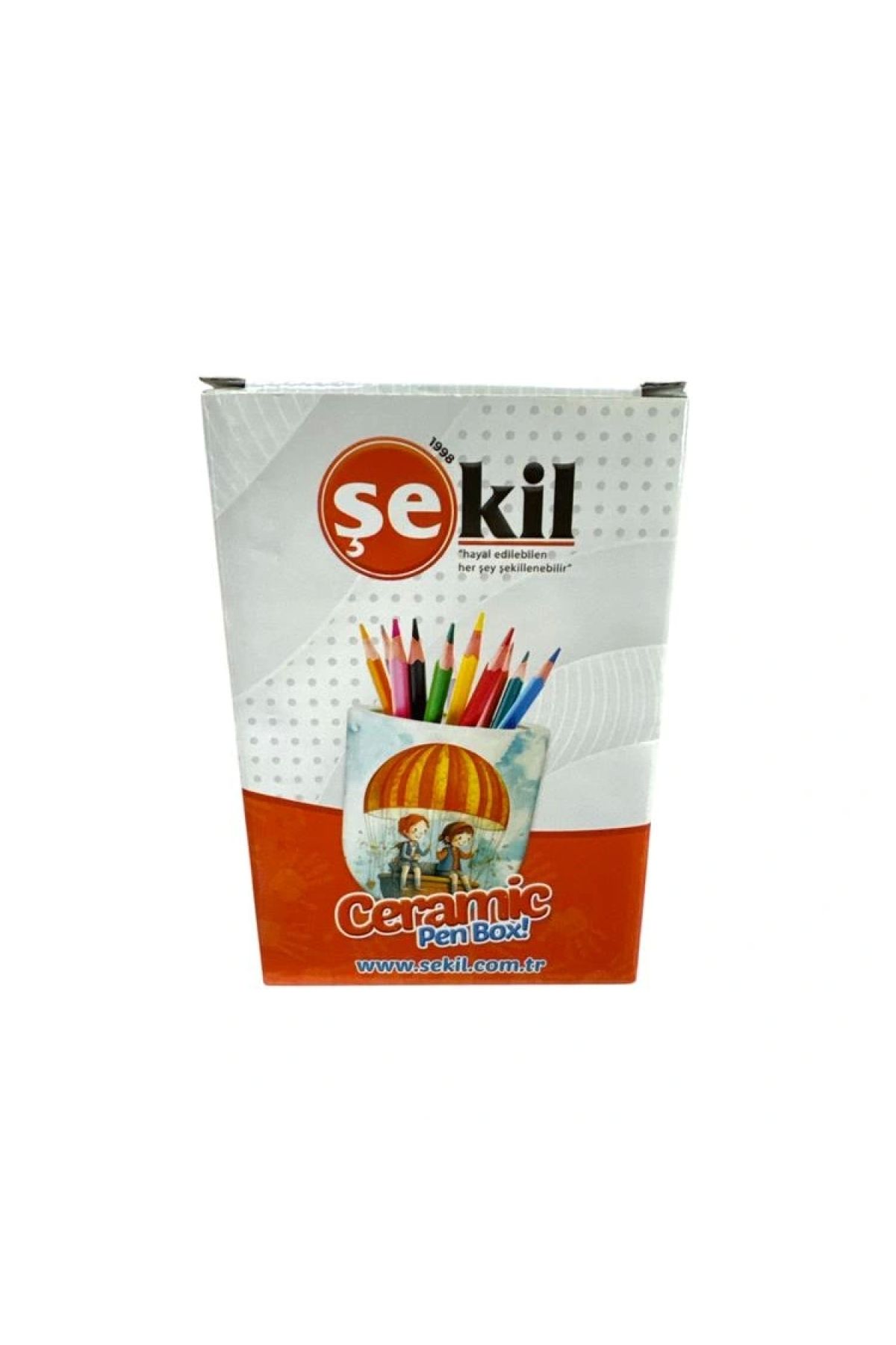Şekil ŞEKİL SKL_PENBX SERAMİK KALEMLİK BOYAMA SETİ