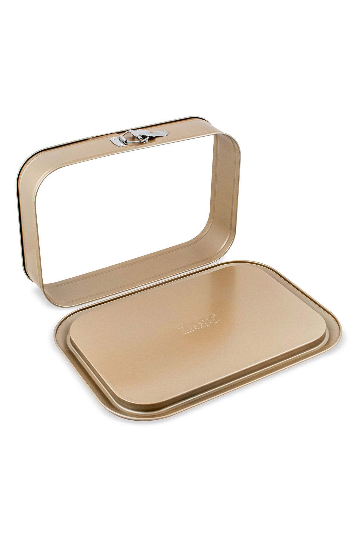 Zass-Rectangular baking tray with removable base ZASS Gourmet, ZG-BW 06, 39x28x8cm, Bronze color 4