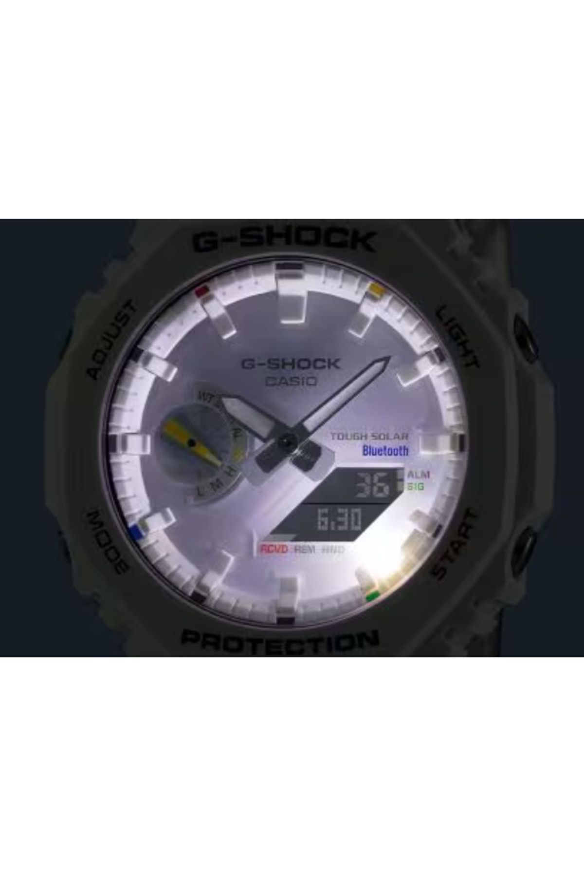 G-SHOCK-G-SHOCK Men's Analog-Digital White Dial Watch - GA-B2100FC-7ADR 4