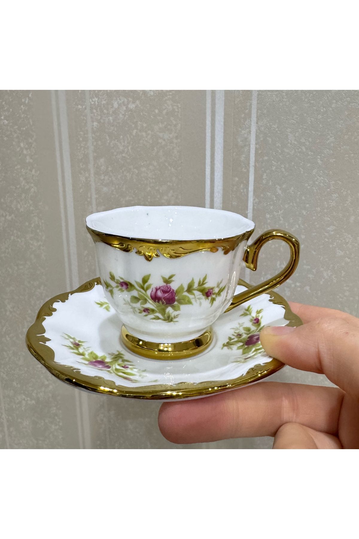 DGCHOME Edoril 6 Kişilik Kahve Fincanı Takımı