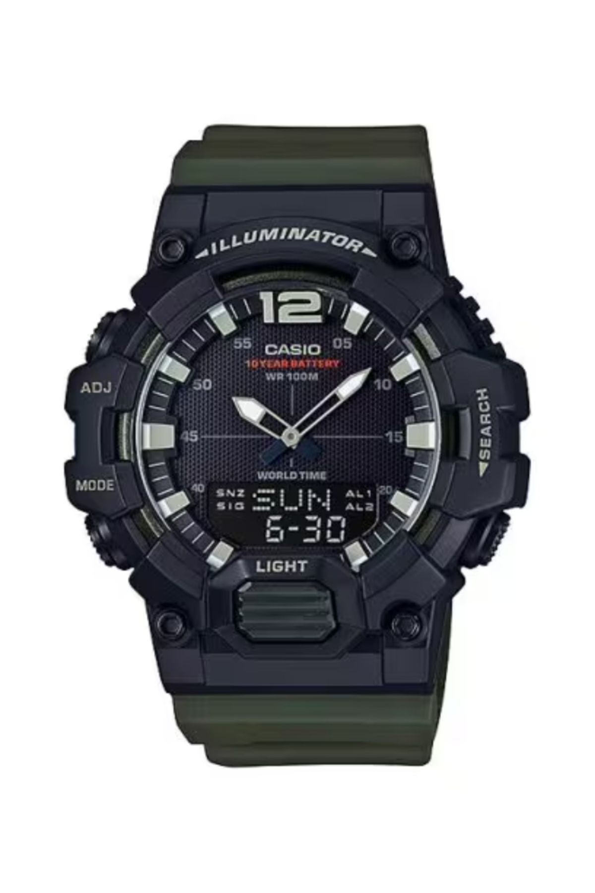 Casio-CASIO Men's Analog-Digital Blue Dial Watch - HDC-700-3A 1