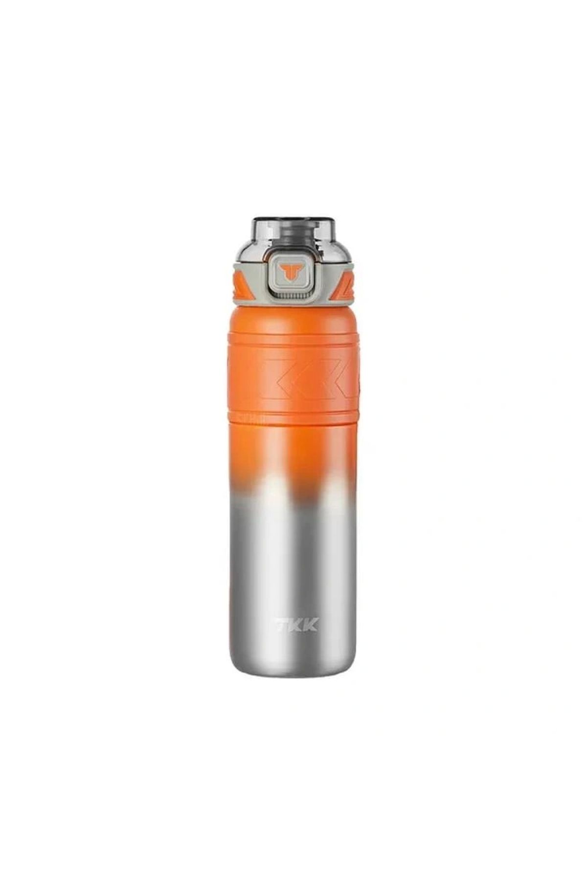 TKK VAGONLİFE T2025 TKK PİPETLİ / PİPETSİZ KULLANIM ÇELİK TERMOS 900ML TURUNCU (ORANGE)