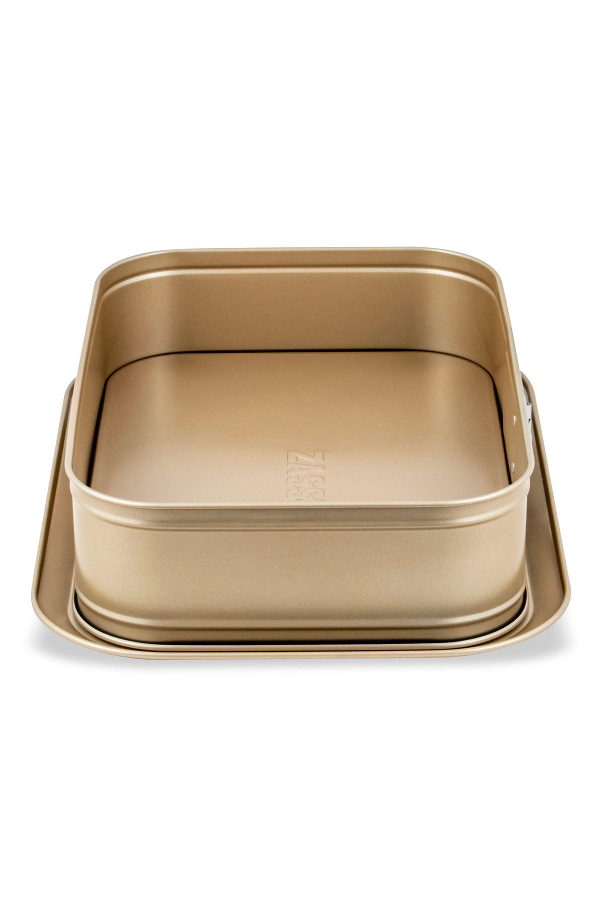 Zass-Rectangular baking tray with removable base ZASS Gourmet, ZG-BW 06, 39x28x8cm, Bronze color 3