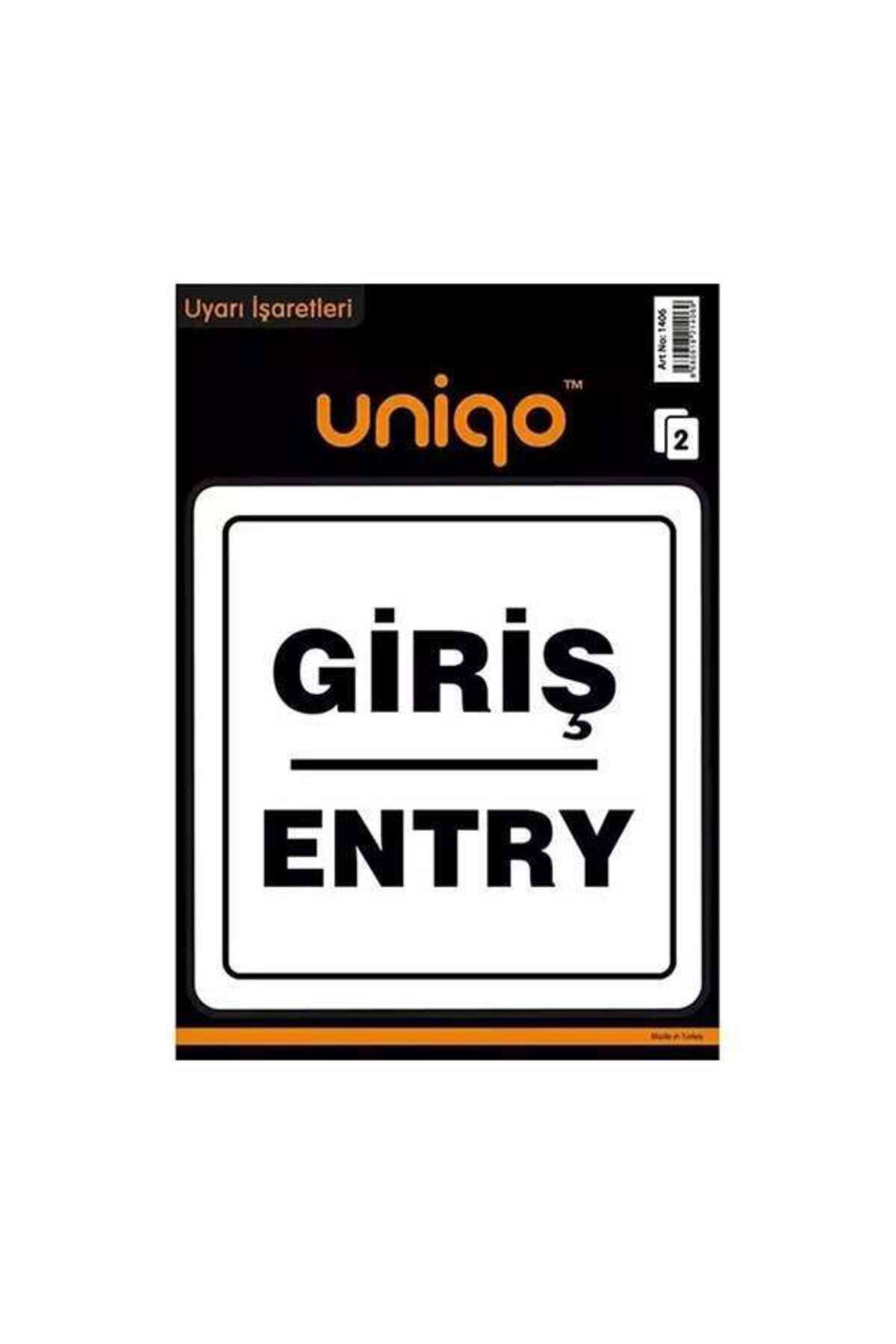 CREA Uniqo Uyarı Etiketi Giriş/ Entry