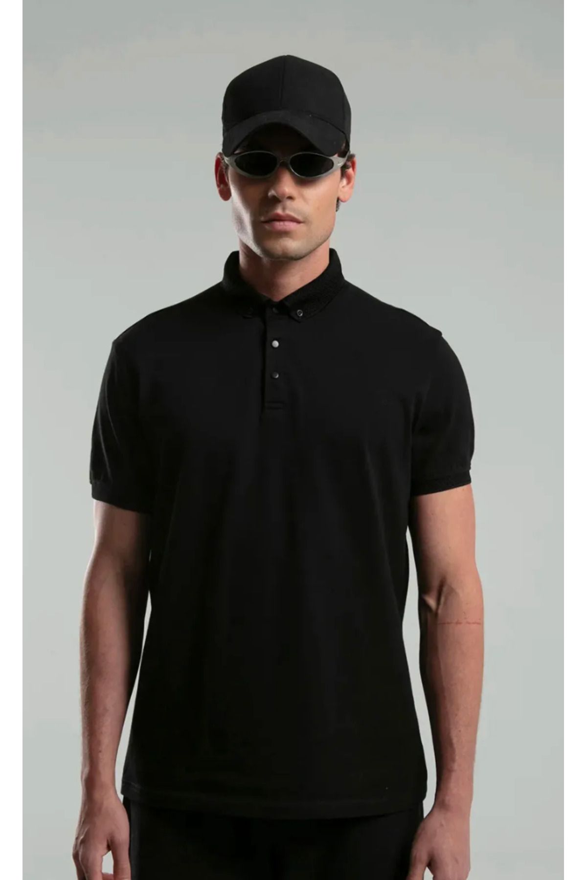 BENMANAJ Erkek, Dokulu, Polo Yaka % 100 Pamuk T-shirt ( Babalar Günü Özel Fiyat )