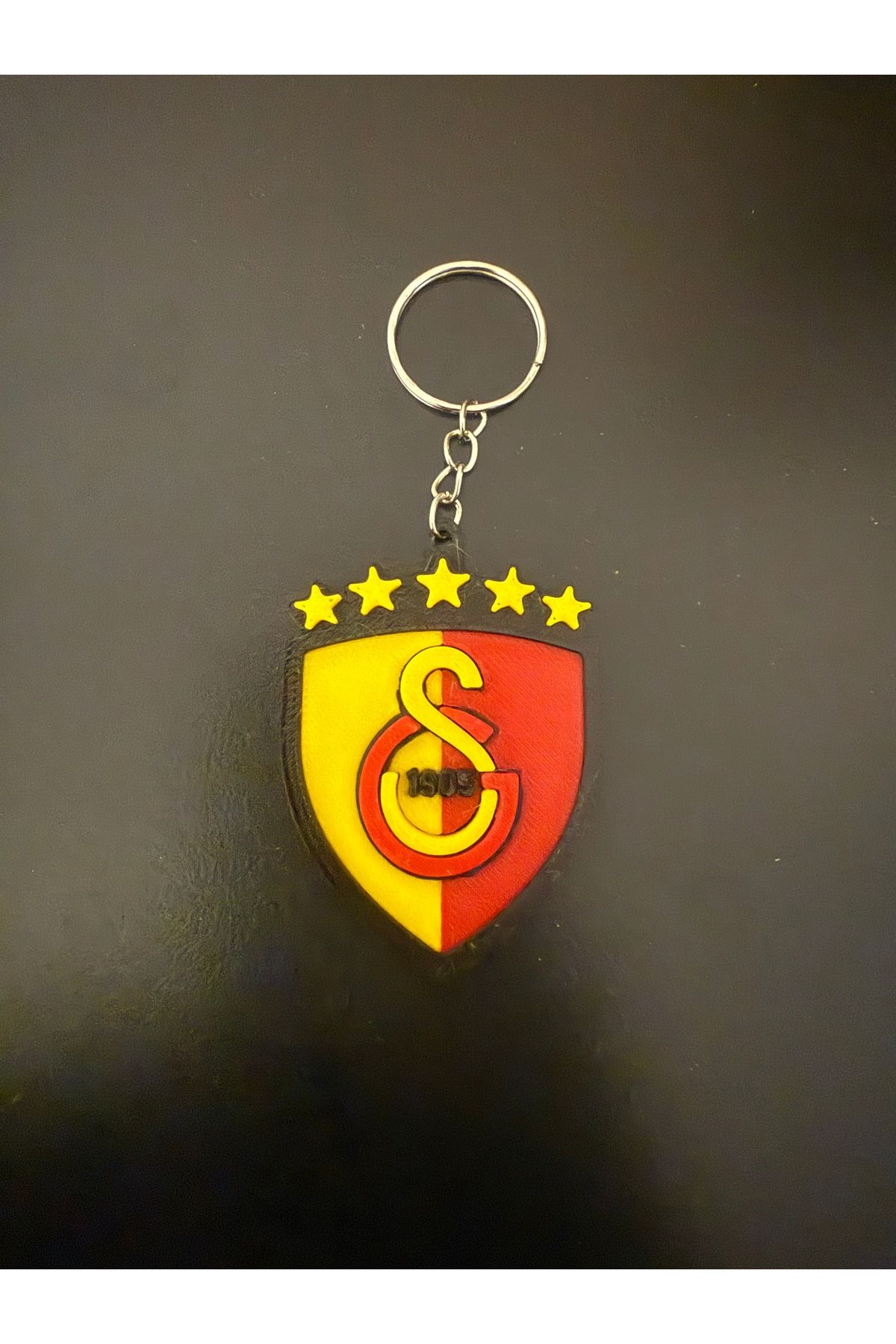 Elhara Design Galatasaray 5 Yıldızlı Anahtarlık