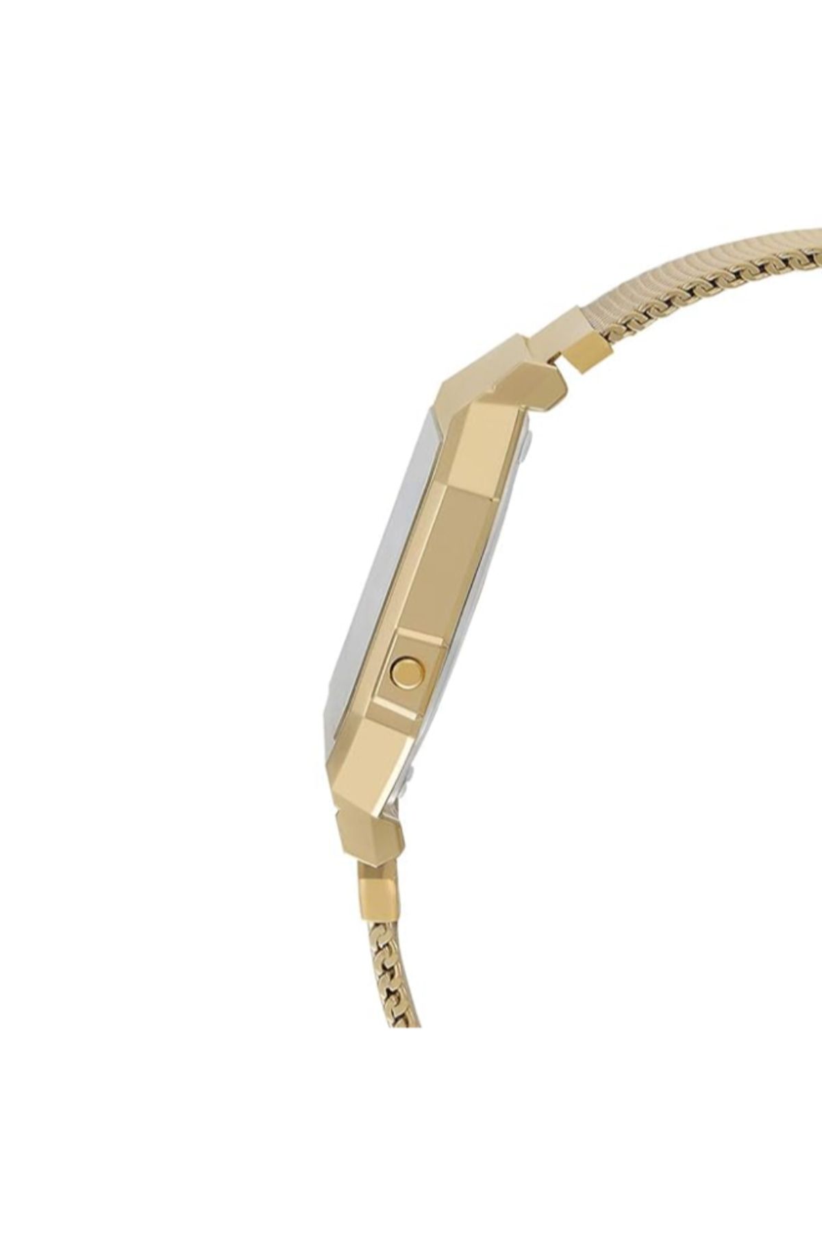 Casio-CASIO Unisex's Digital Gold Dial Watch - A700WMG-9ADF 3
