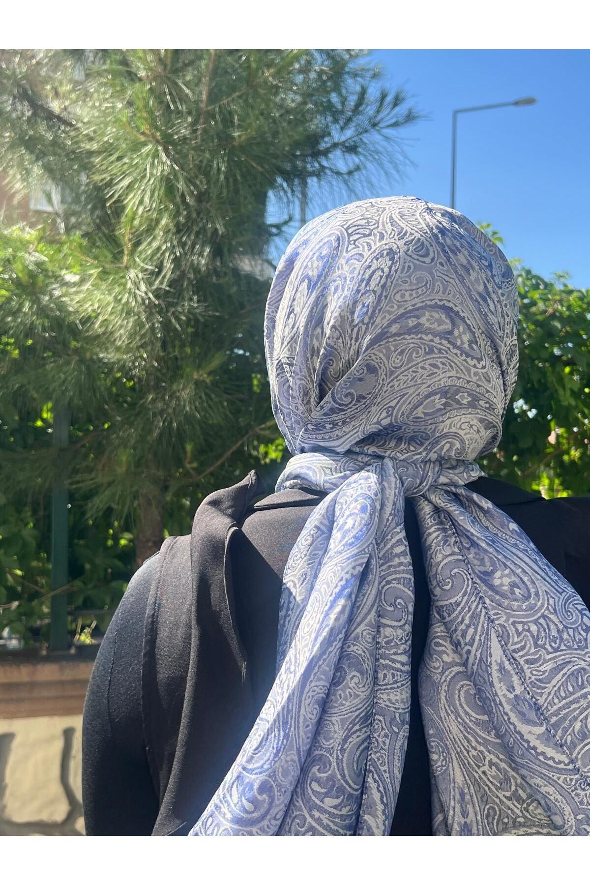 Organic Scarfs Madame Polo- İpeksi Jakarlı Şal