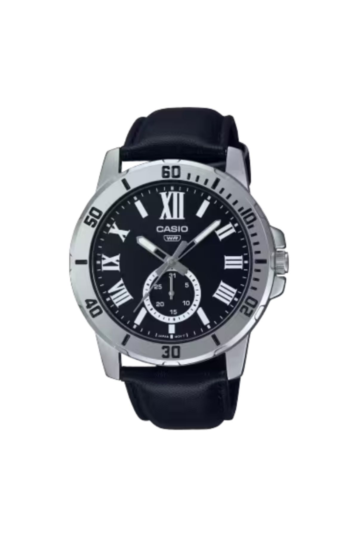 Casio-CASIO Men's Analog Black Dial Watch - MTP-VD200L-1BUDF 1