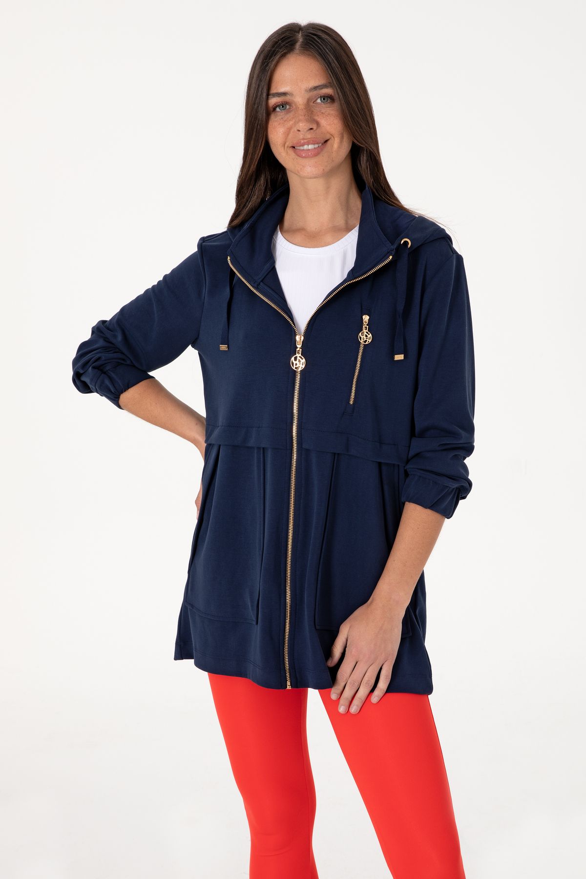 U.S. Polo Assn. Kadın Lacivert Sweatshirt 50304503-VR033