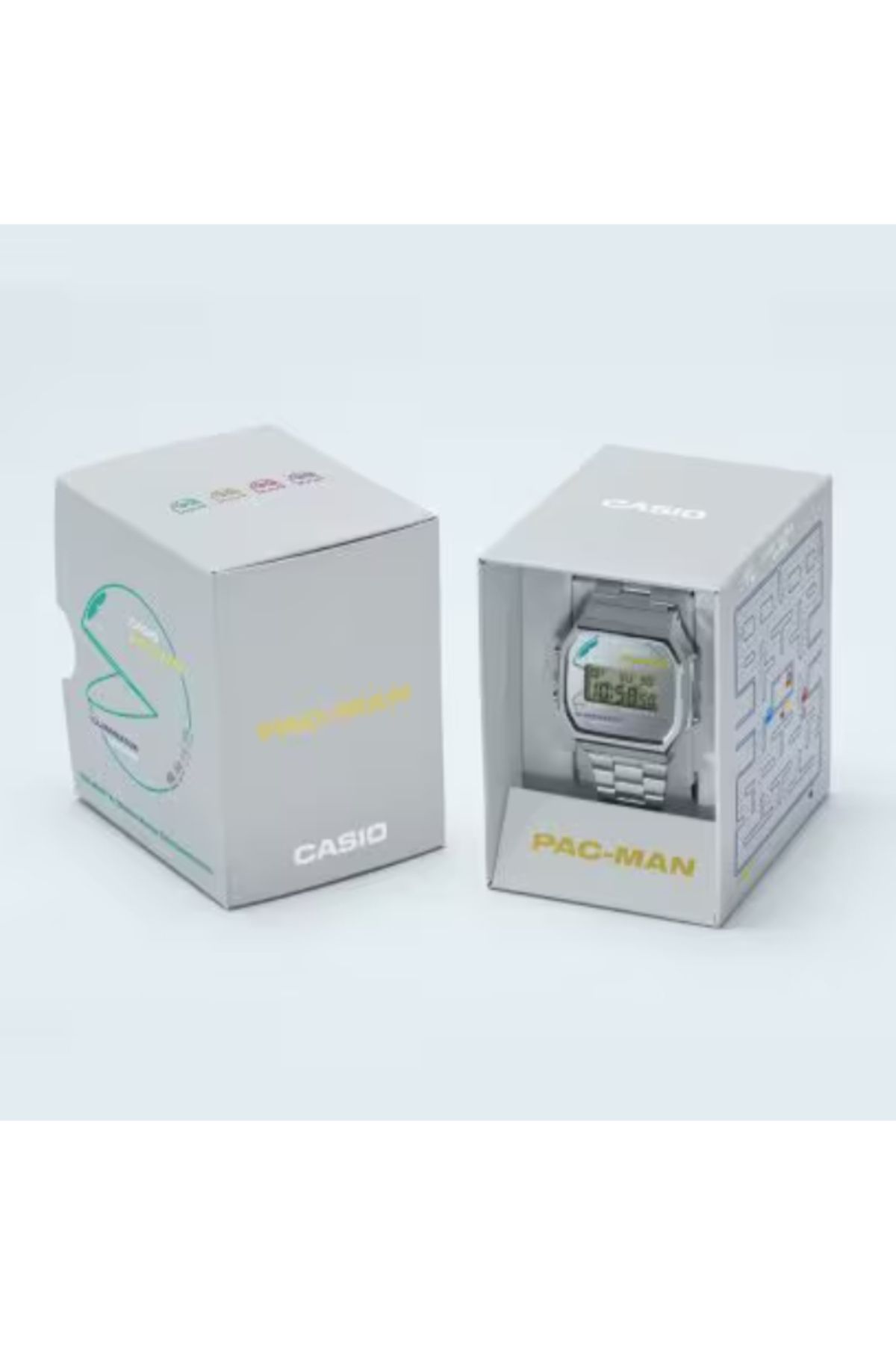 Casio-CASIO Unisex Digital Grey Dial Watch - A168WEPC-7ADR 4