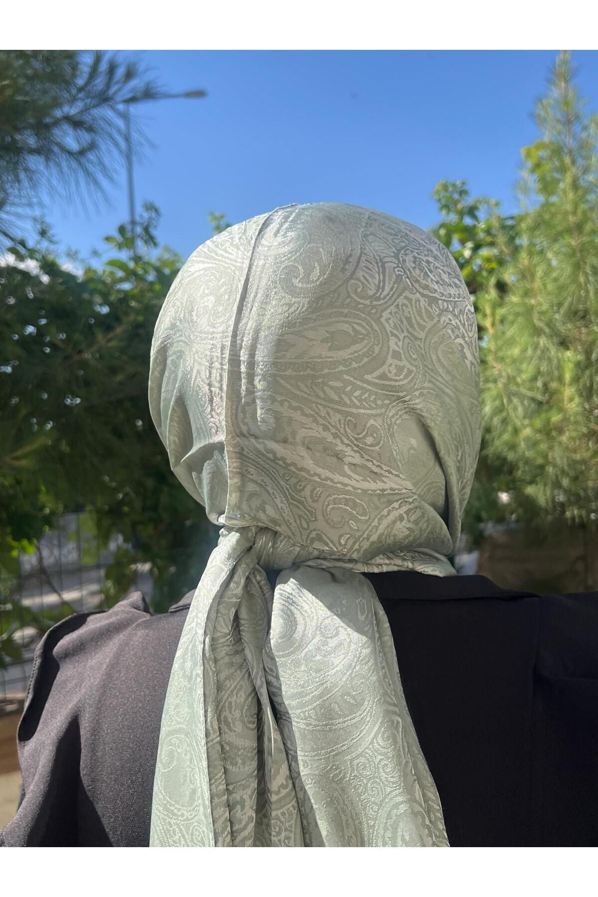 Organic Scarfs Madame Polo- İpeksi Jakarlı Şal