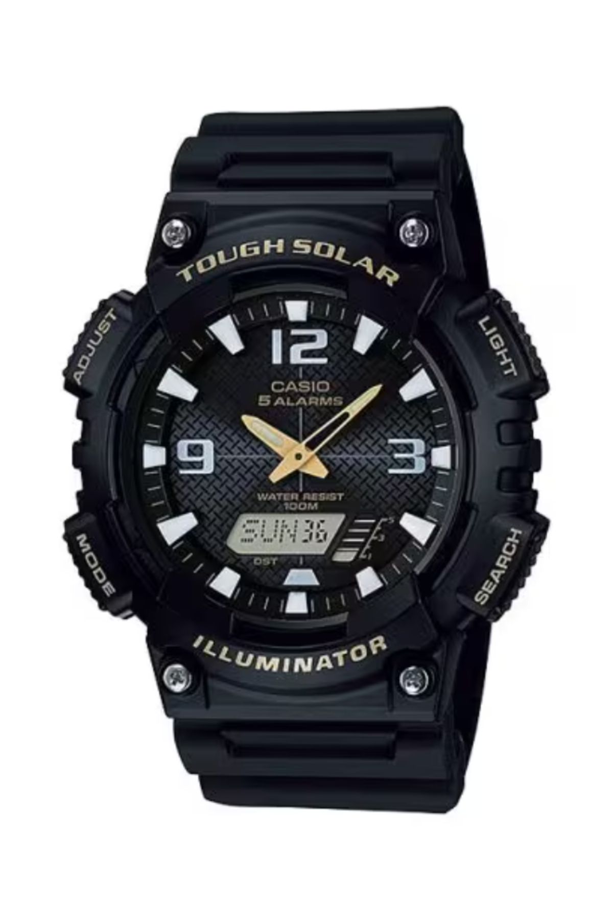 Casio-CASIO Men's Analog-Digital Black Dial Watch - AQ-S810W-1B 1