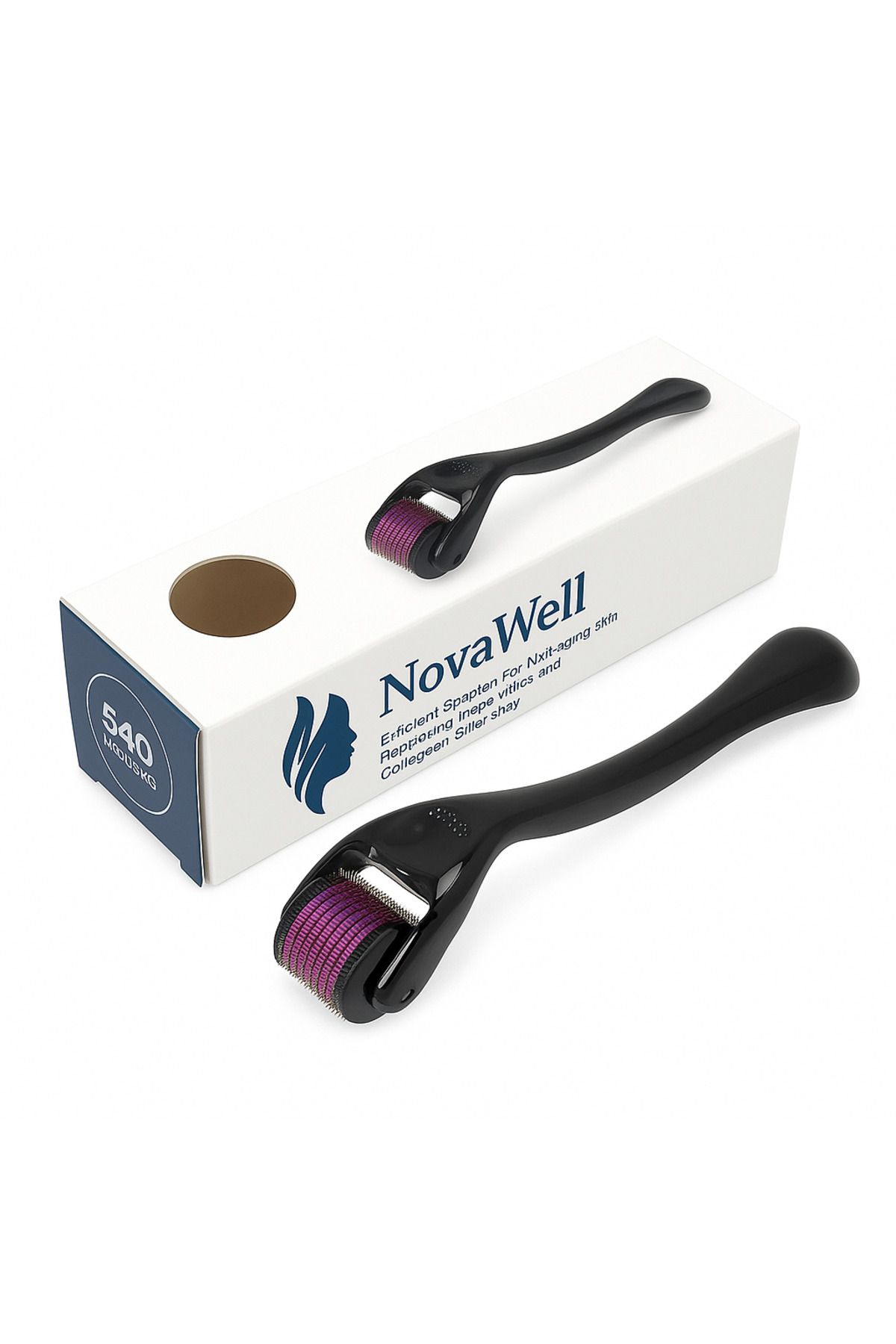 NovaWell Titanyum Uçlu NovaWell Dermaroller 0,5mm