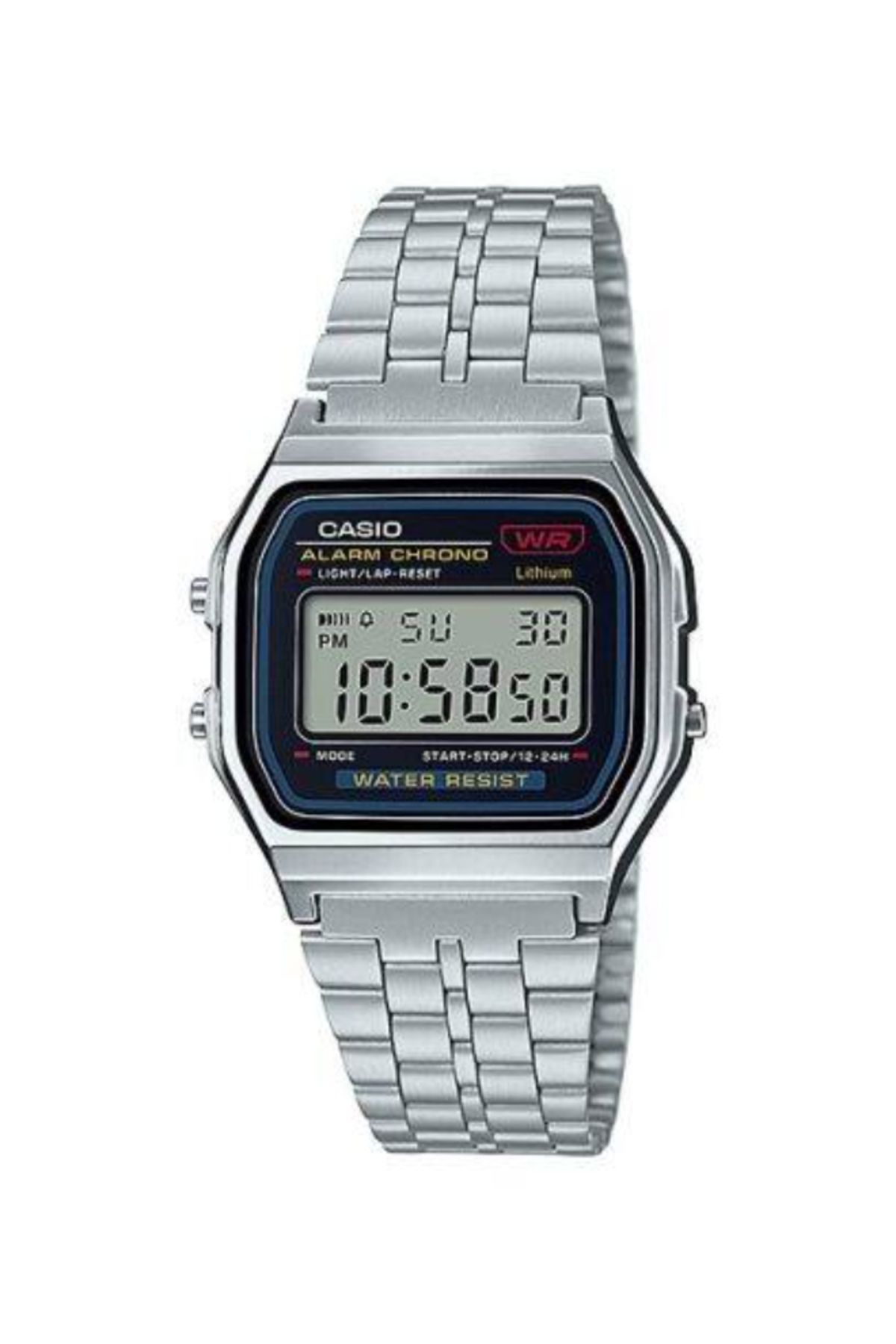 Casio-CASIO Unisex Digital Grey Dial Watch - A159WA-N1DF 1