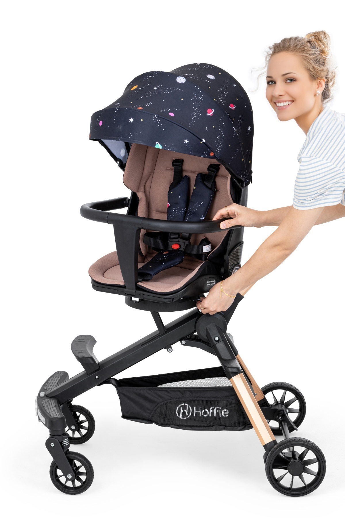 Hoffie Matrix Drone Kabin Boy 360 Derece Dönebilen Yeni Nesil Bebek Arabası,Mama Tablası Hediyeli fotoğrafı 3 (önizleme)