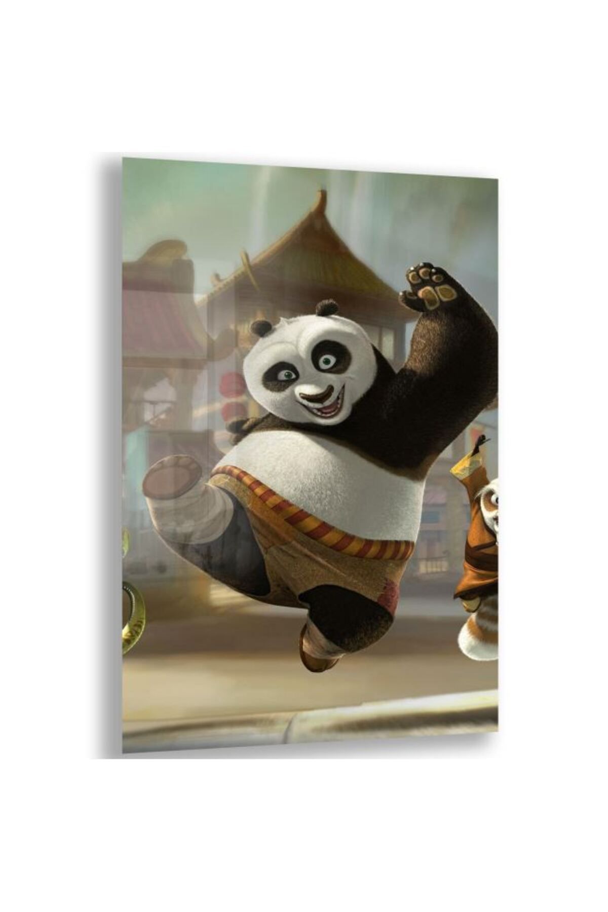 Domovit Panda Cam Tablo - Dikey Motif 02-003