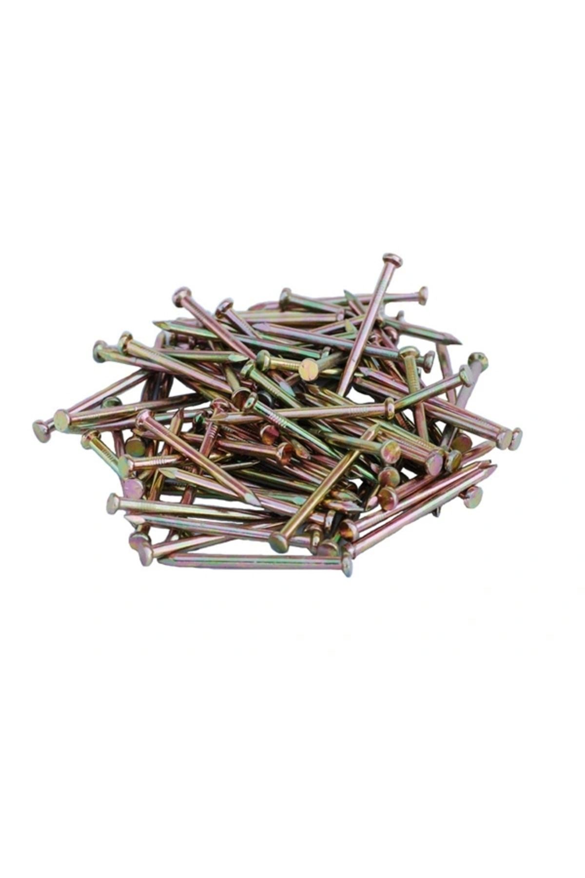 OurStyles Sarı Çelik Çivi - 3x50 Parke ve Süpürgelik Çivisi 100 adet