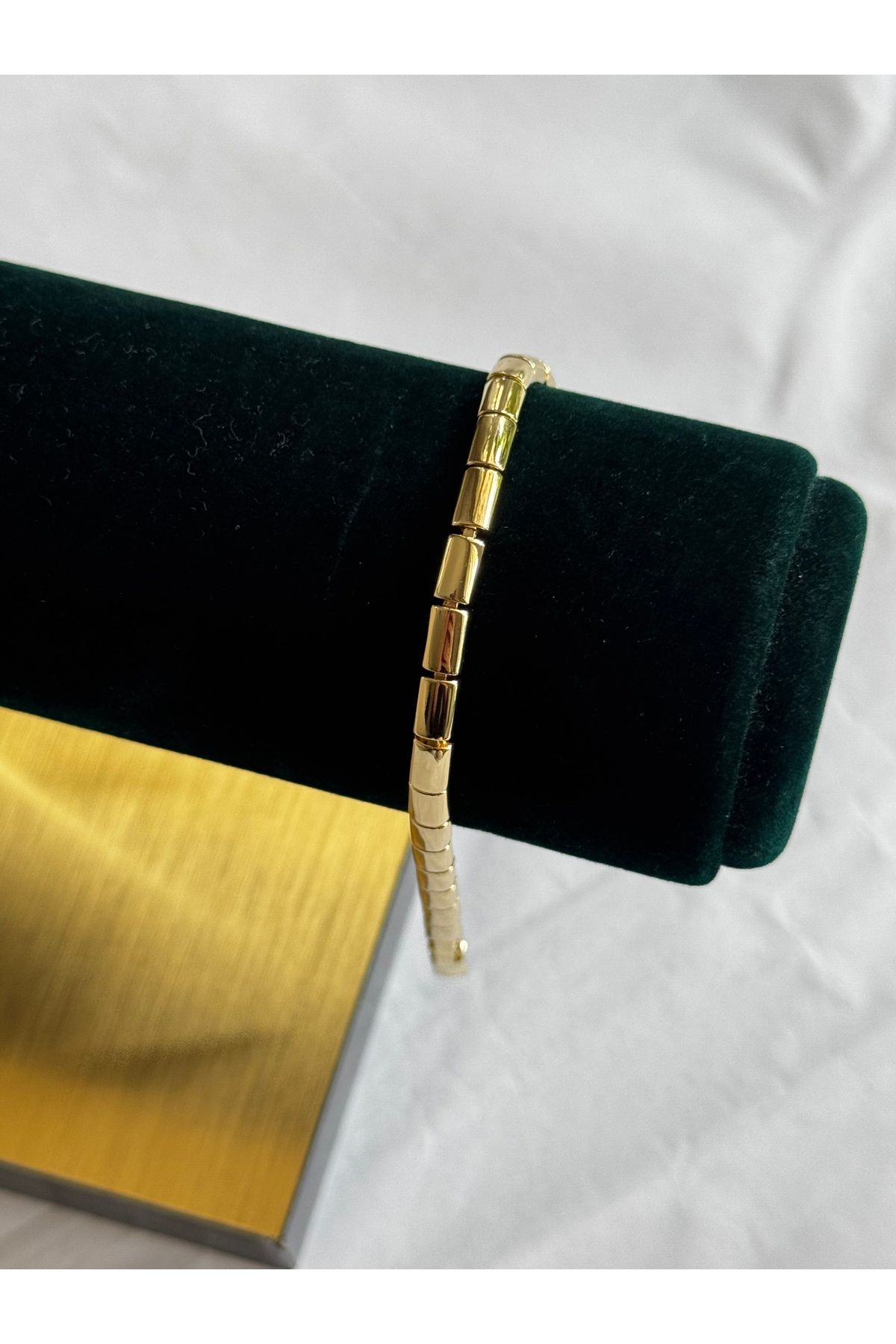 shop Gold Tasarım Dilimli Bileklik (Ayarlanabilir Ölçü)