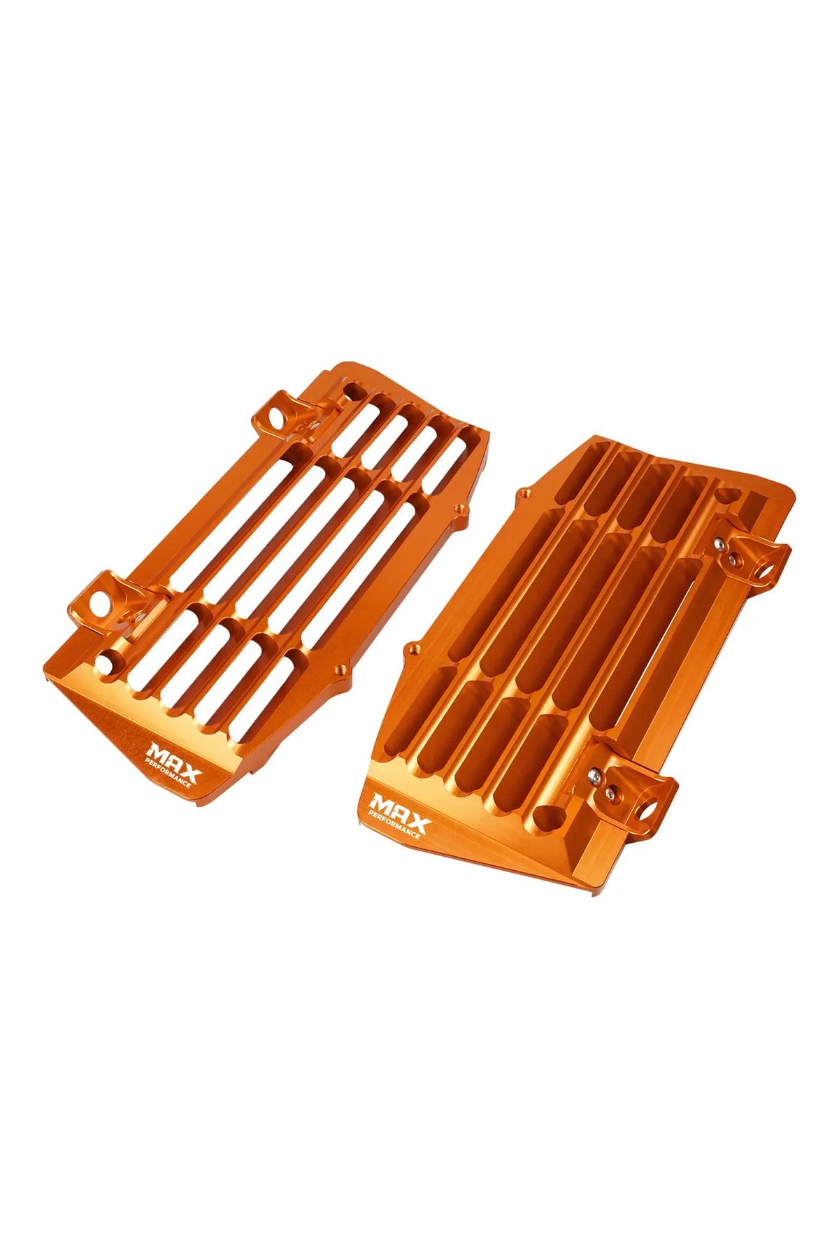max performance CNC Radyatör Koruma - Turuncu (KTM 17-25 Husqvarna 17-25 Gasgas 21-25 uyumlu)